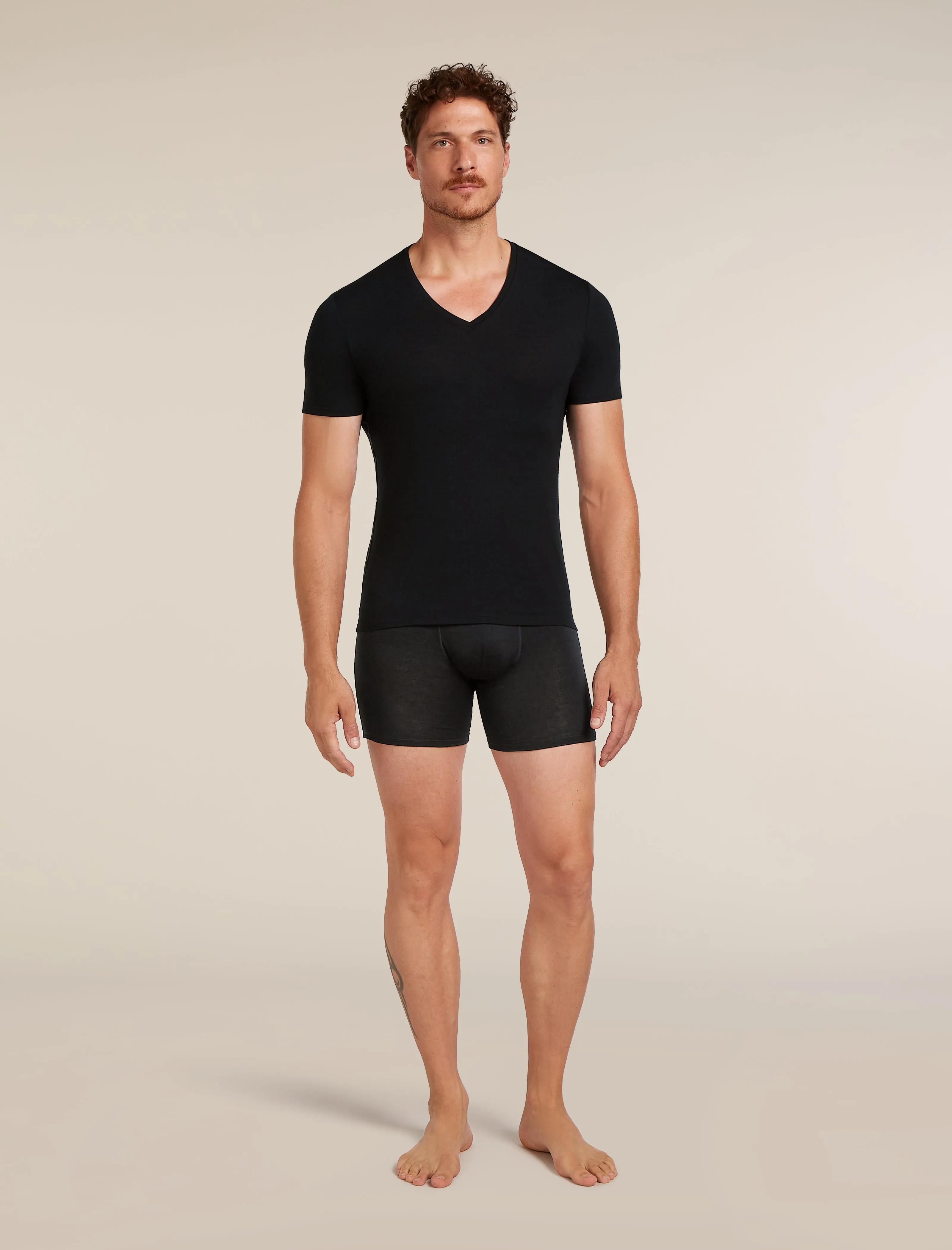 Men's Merino 150 Anatomica Short Sleeve V Neck Top sold by Icebreaker product image thumbnail 3