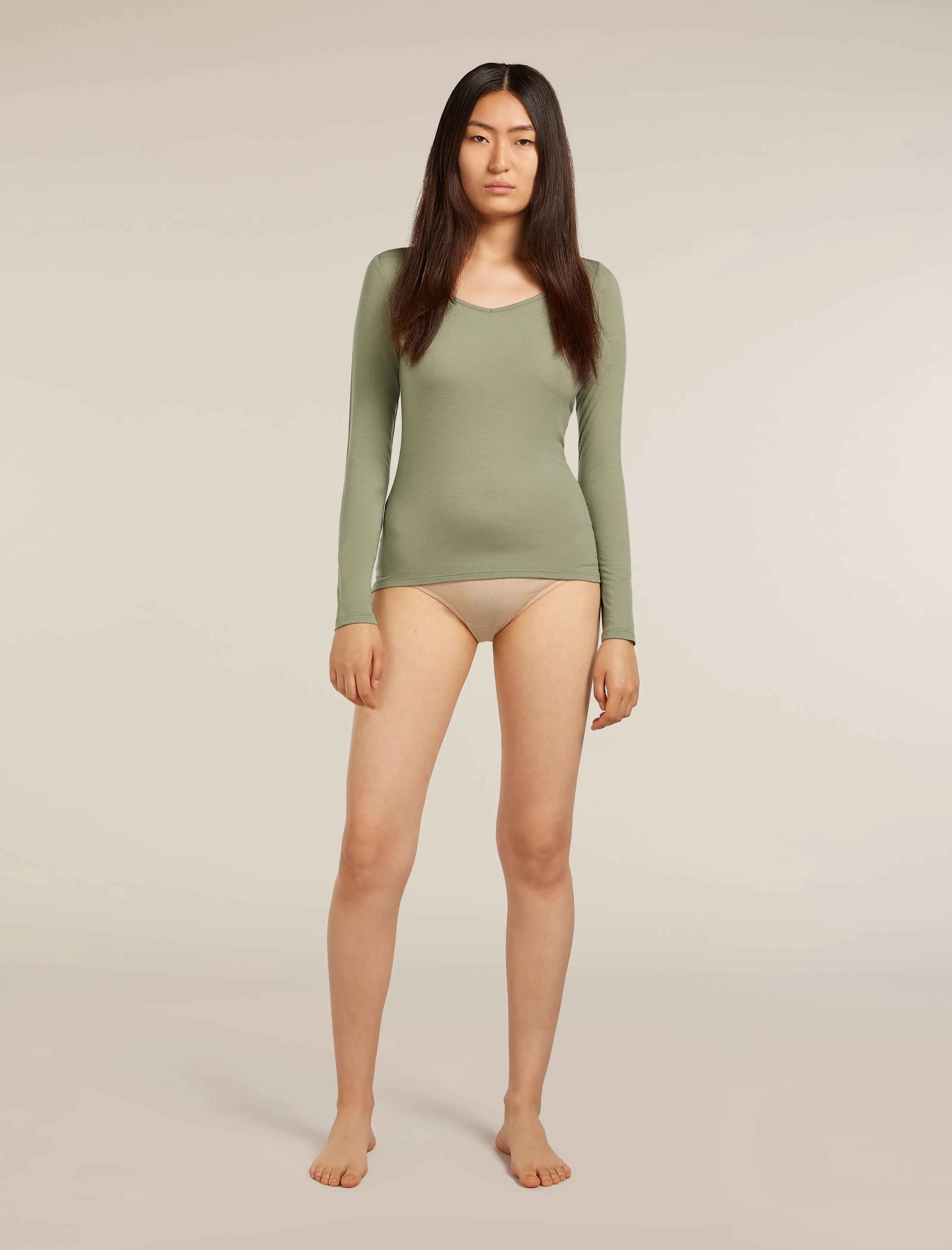 Women's Merino 150 Siren Long Sleeve Sweetheart Top sold by Icebreaker product image thumbnail 3