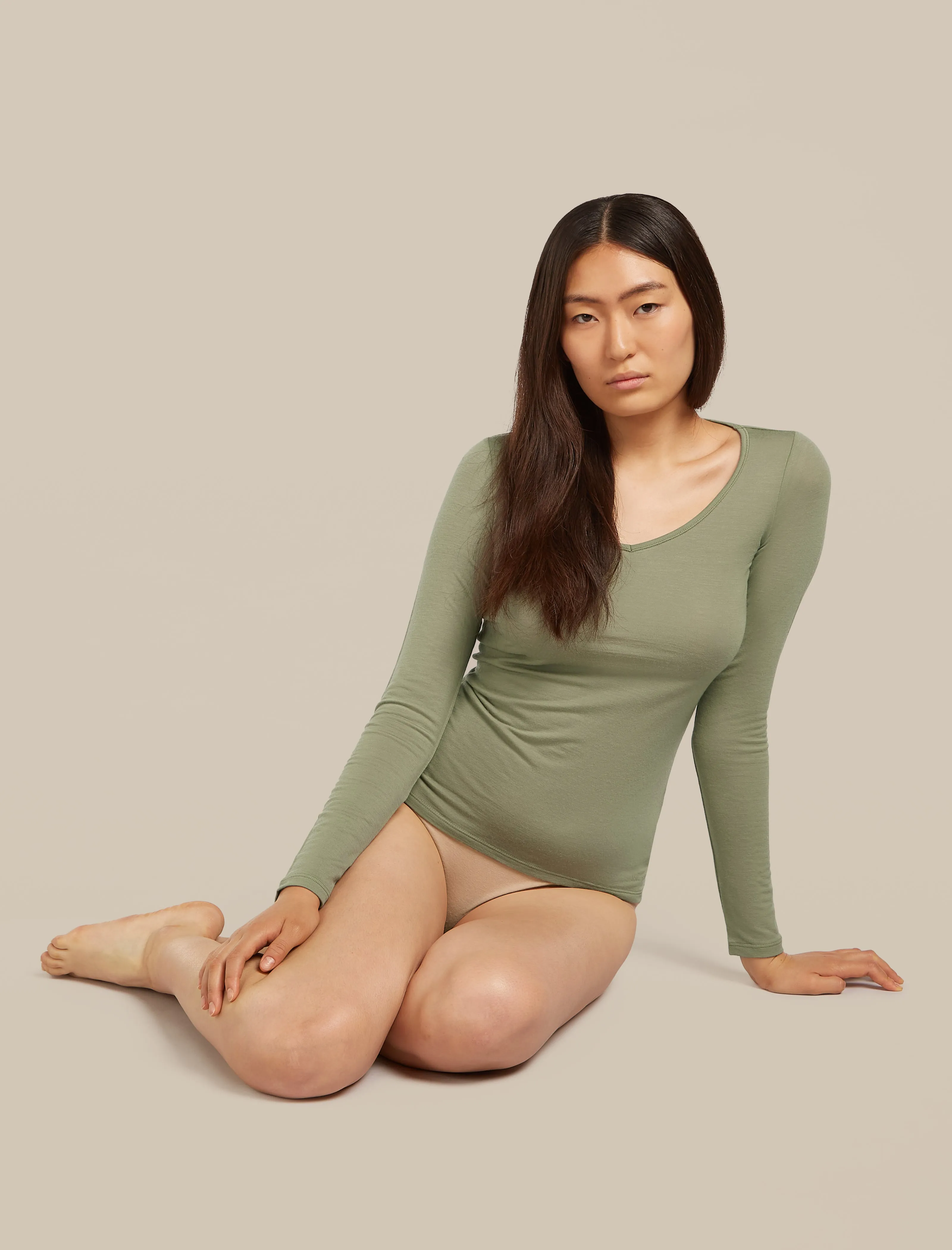 Women's Merino 150 Siren Long Sleeve Sweetheart Top sold by Icebreaker product image thumbnail 5