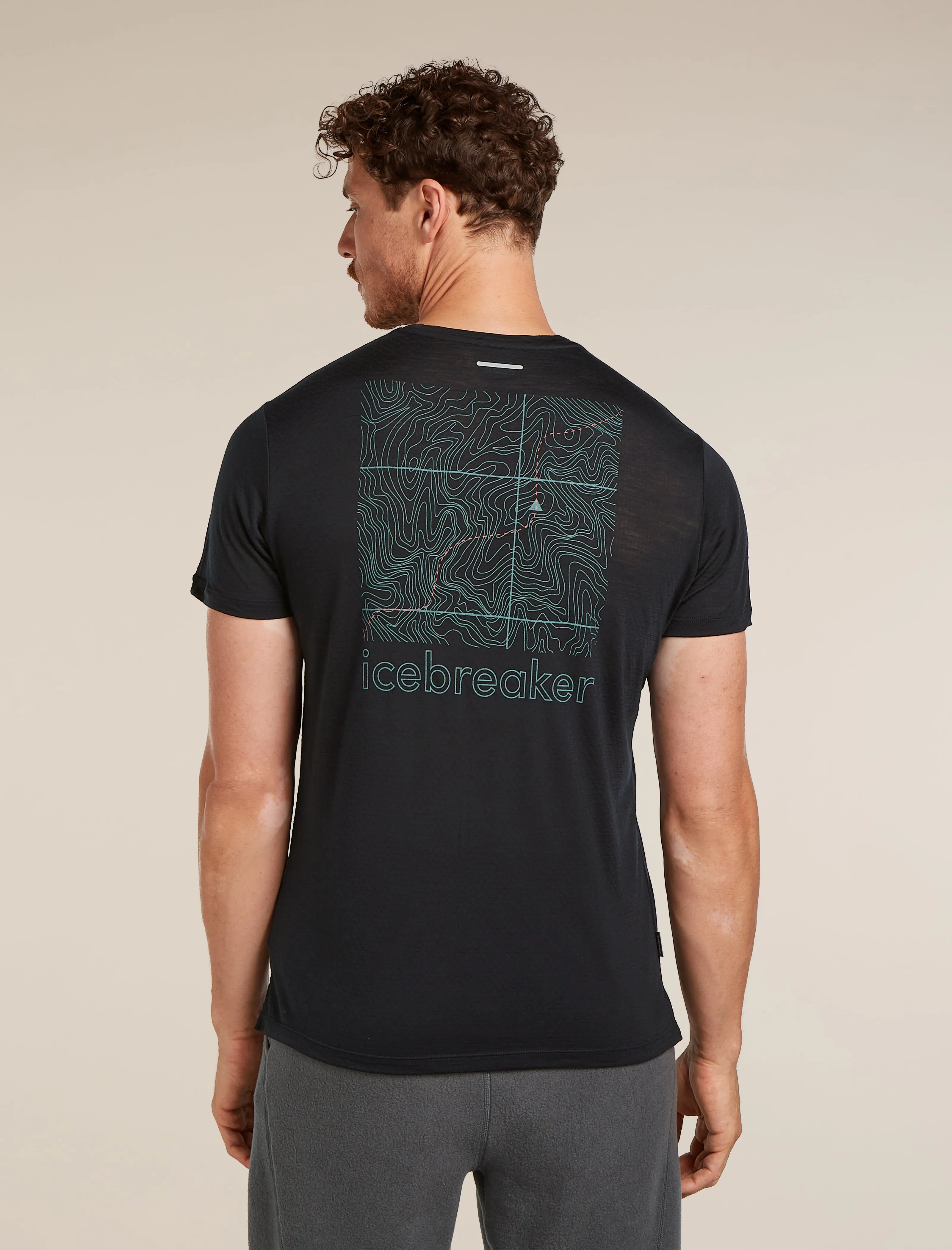 Men's Merino Blend 125 Cool-Lite™ Sphere Short Sleeve T-Shirt Trail sold by Icebreaker product image thumbnail 2