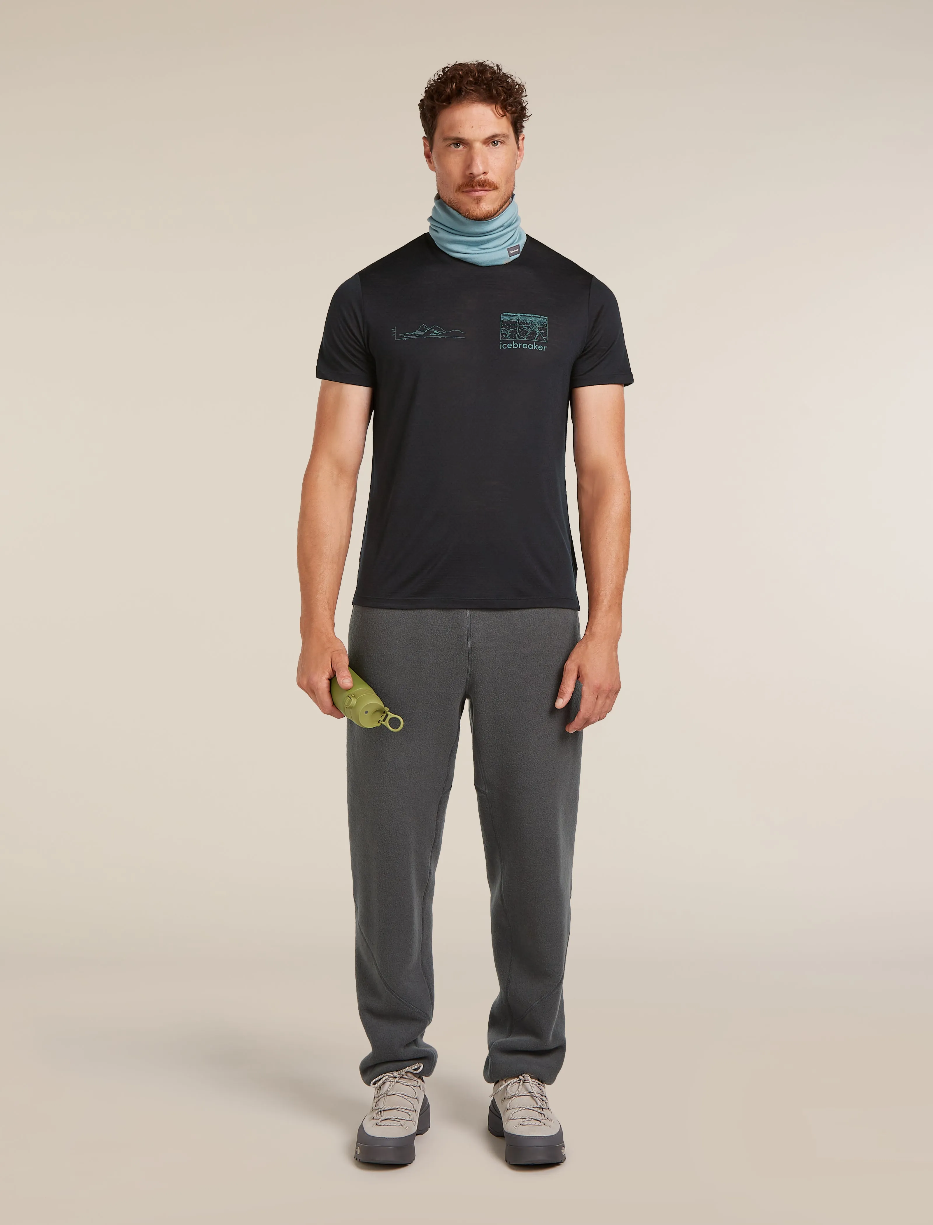 Men's Merino Blend 125 Cool-Lite™ Sphere Short Sleeve T-Shirt Trail sold by Icebreaker product image thumbnail 4