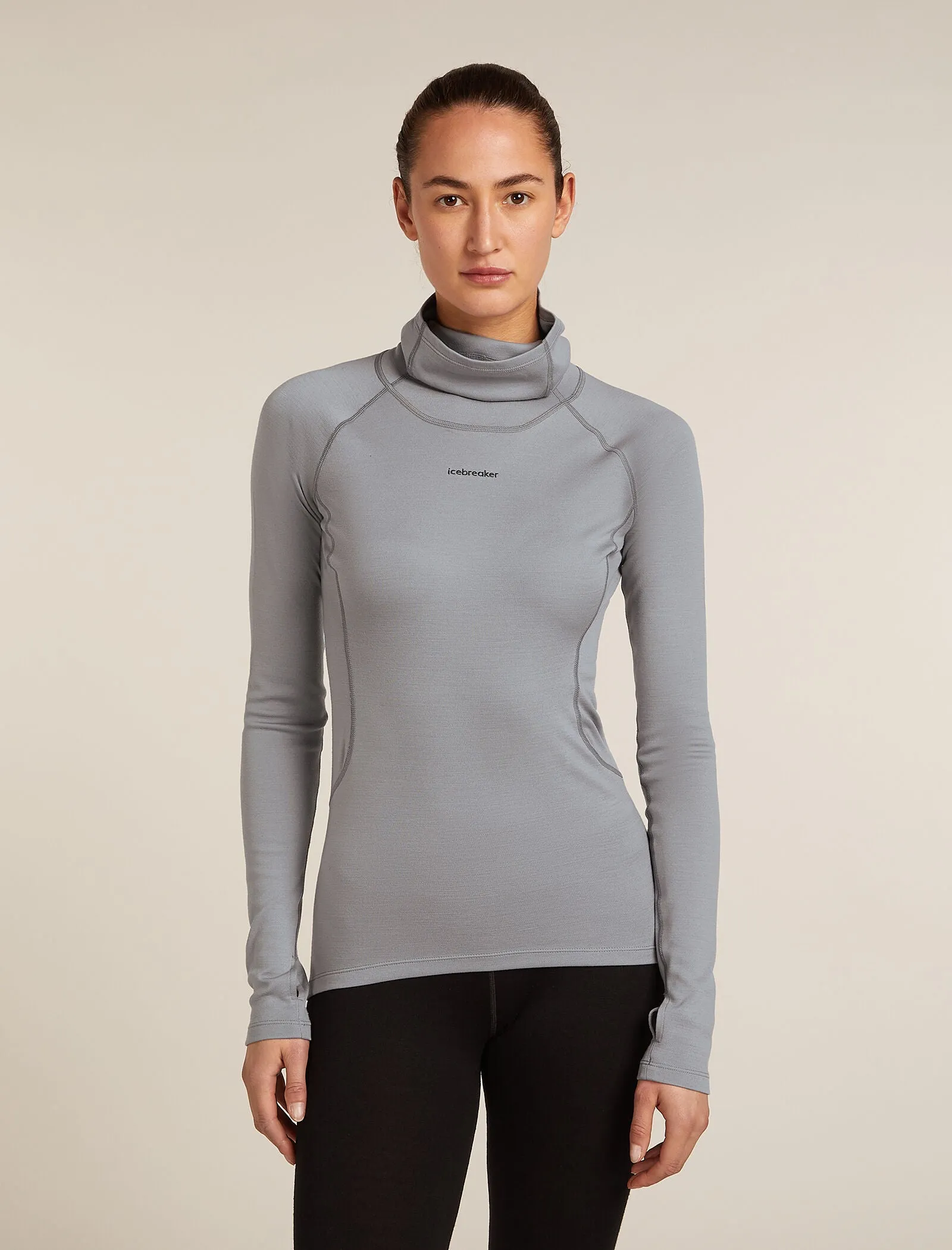 Women's 300 MerinoFine™ Polar Long Sleeve Roll Neck Thermal Top sold by Icebreaker