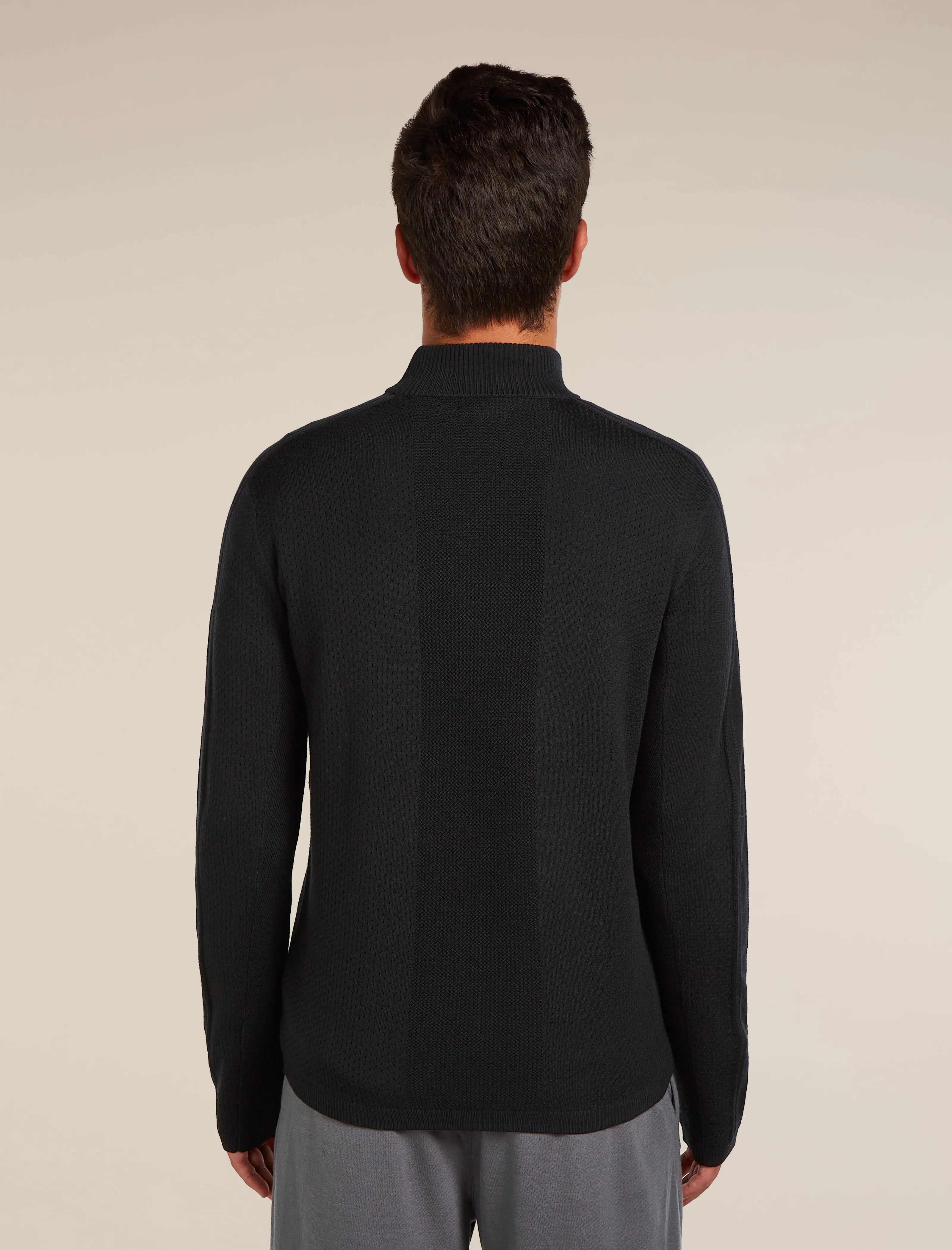 Men's Merino icebreaker Anniversary Original Long Sleeve Half Zip Top sold by Icebreaker product image thumbnail 2