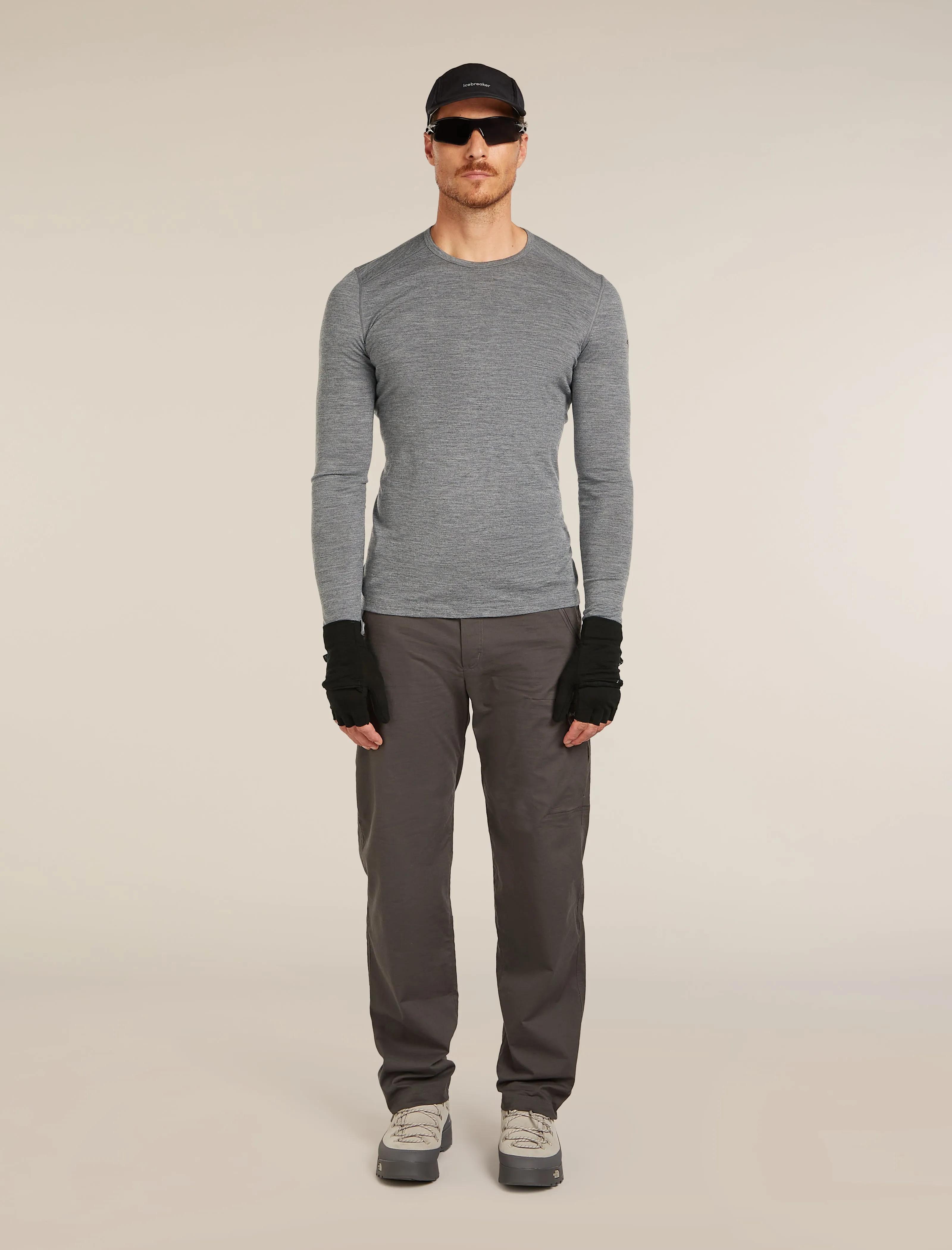 Men's Merino 200 Oasis Long Sleeve Crewe Thermal Top sold by Icebreaker product image thumbnail 4