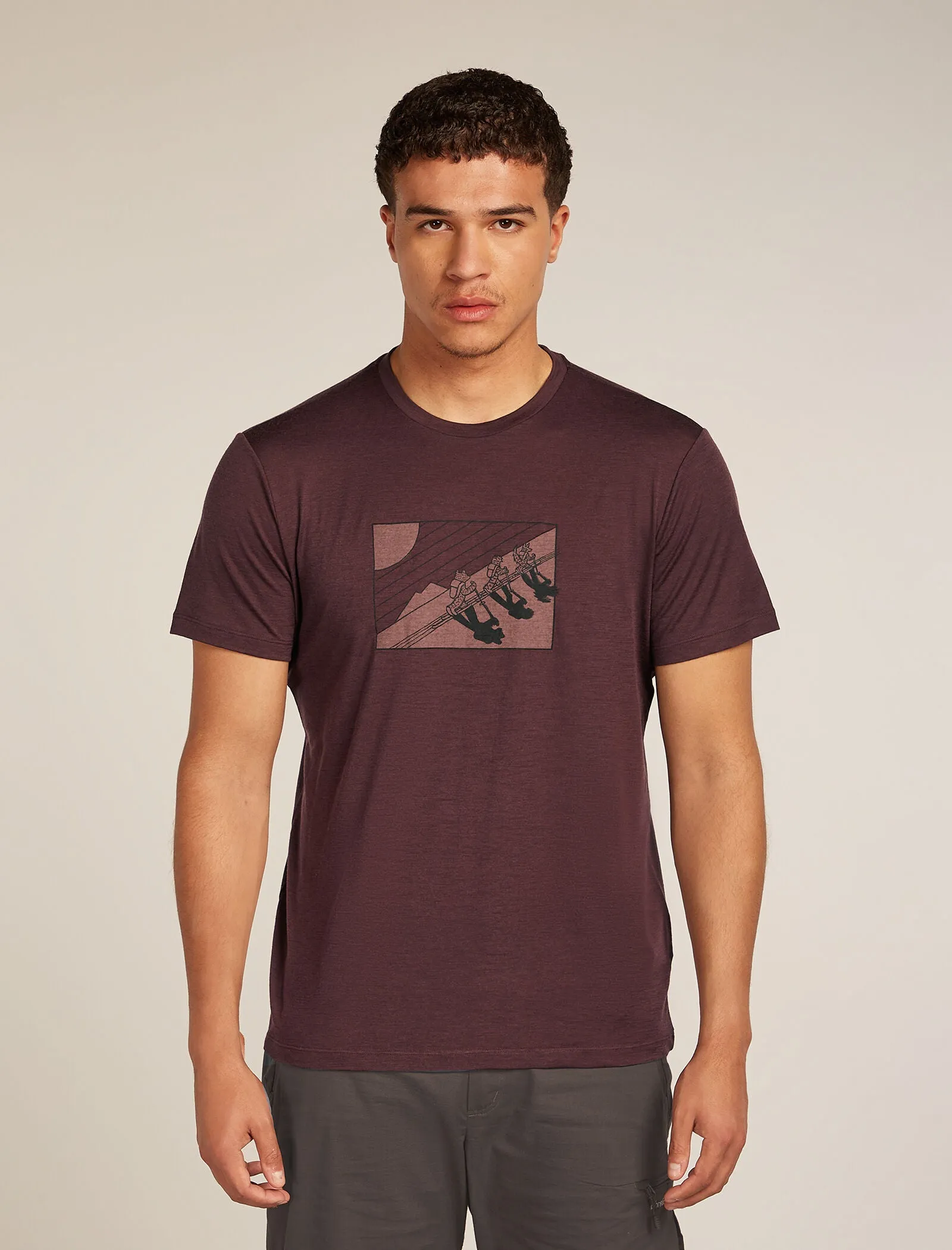 Men's Merino 150 Tech Lite Short Sleeve T-Shirt In The Wild sold by Icebreaker