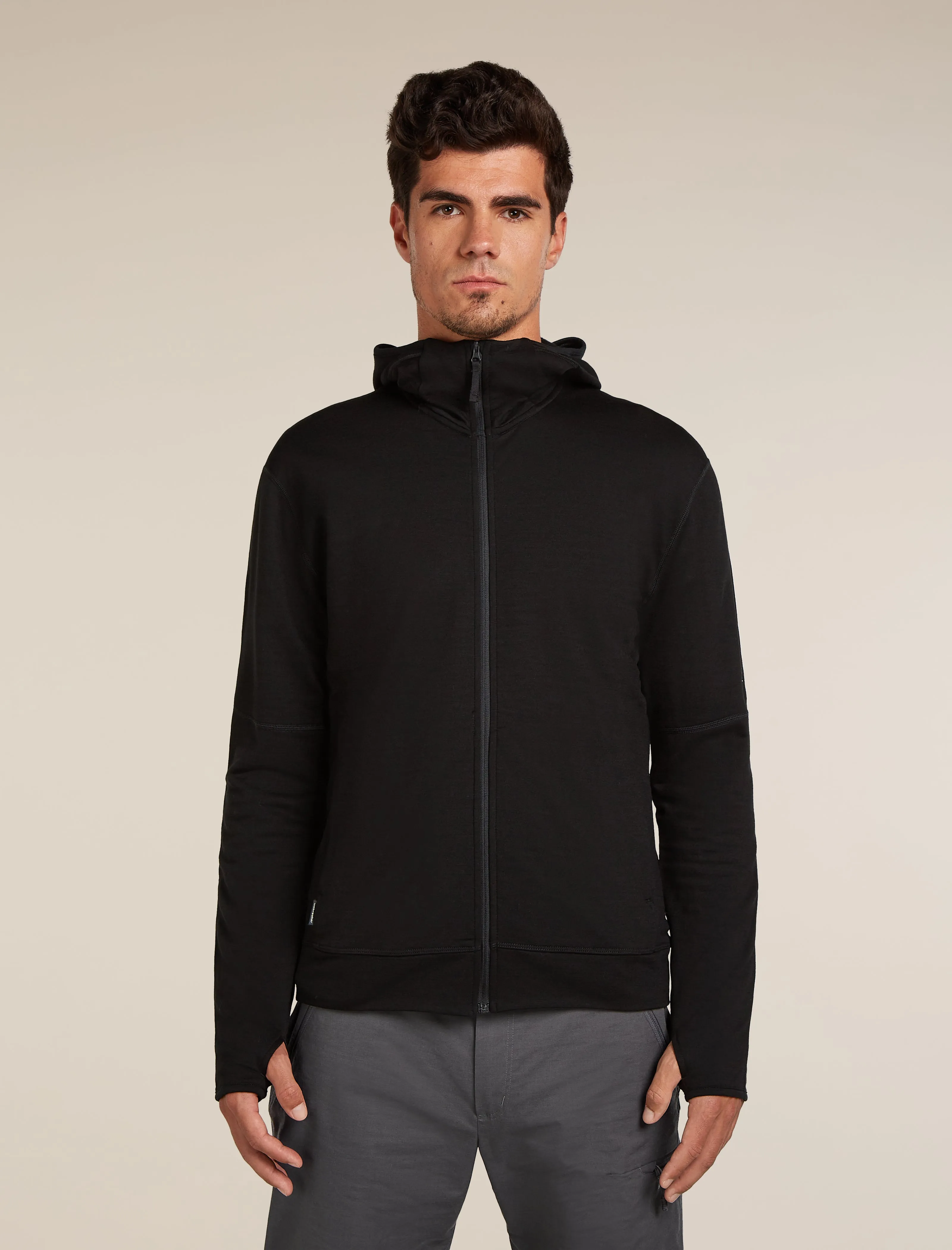 Men's Merino 360 Realfleece™ Elemental Long Sleeve Zip Hoodie sold by Icebreaker