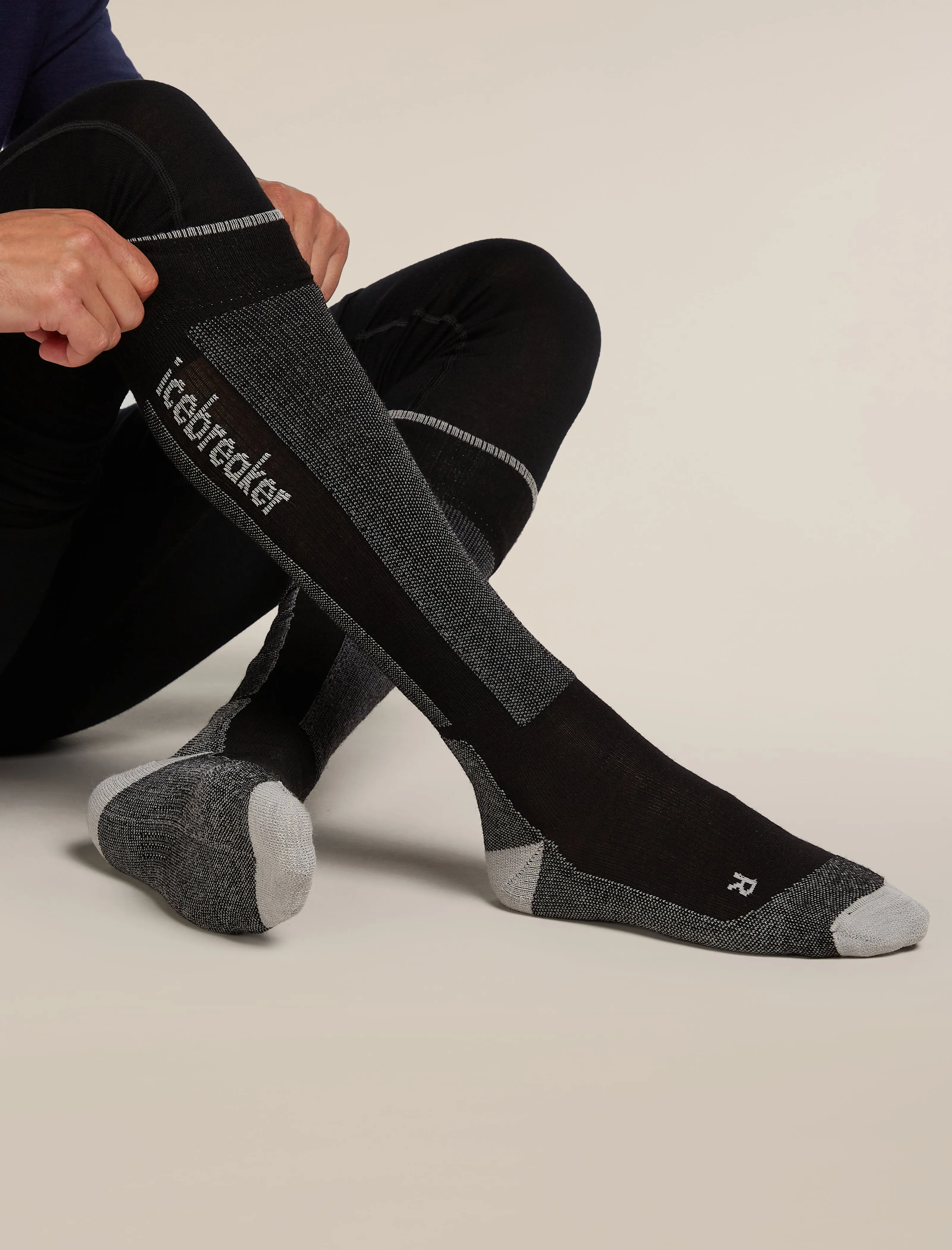 Men's Merino Ski+ Light Over The Calf Socks sold by Icebreaker product image thumbnail 2