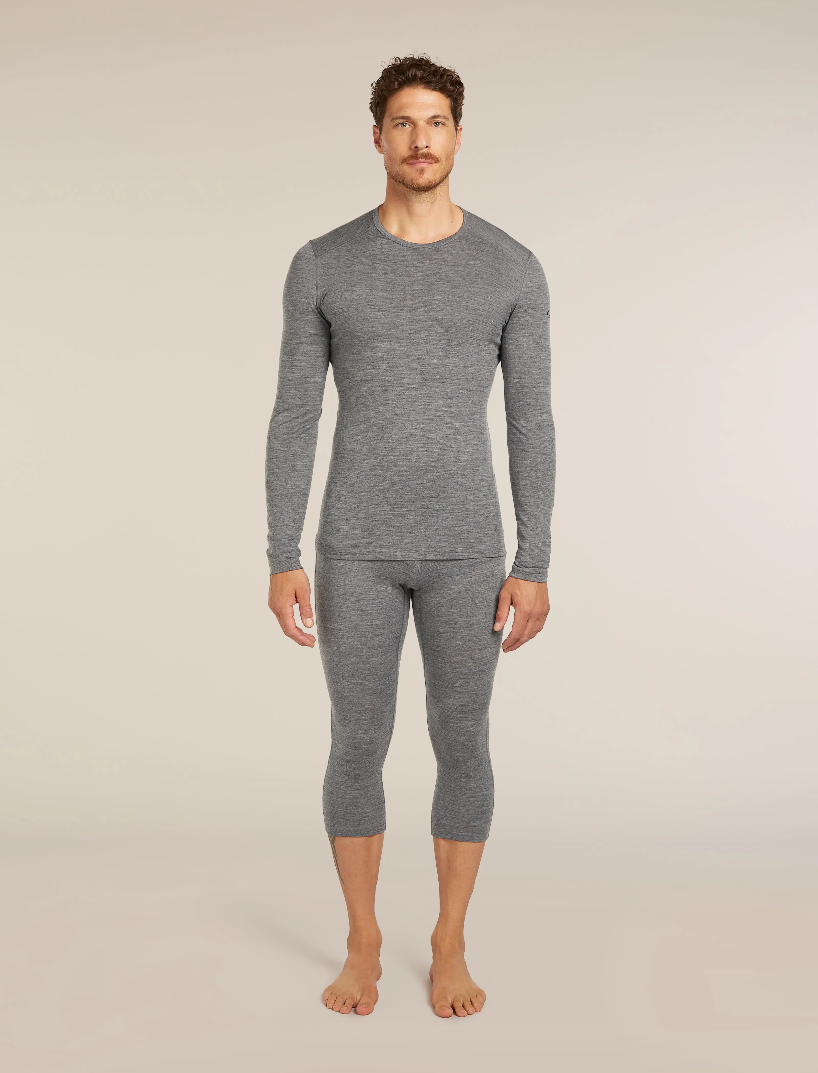 Men's Merino 200 Oasis Long Sleeve Crewe Thermal Top sold by Icebreaker product image thumbnail 3