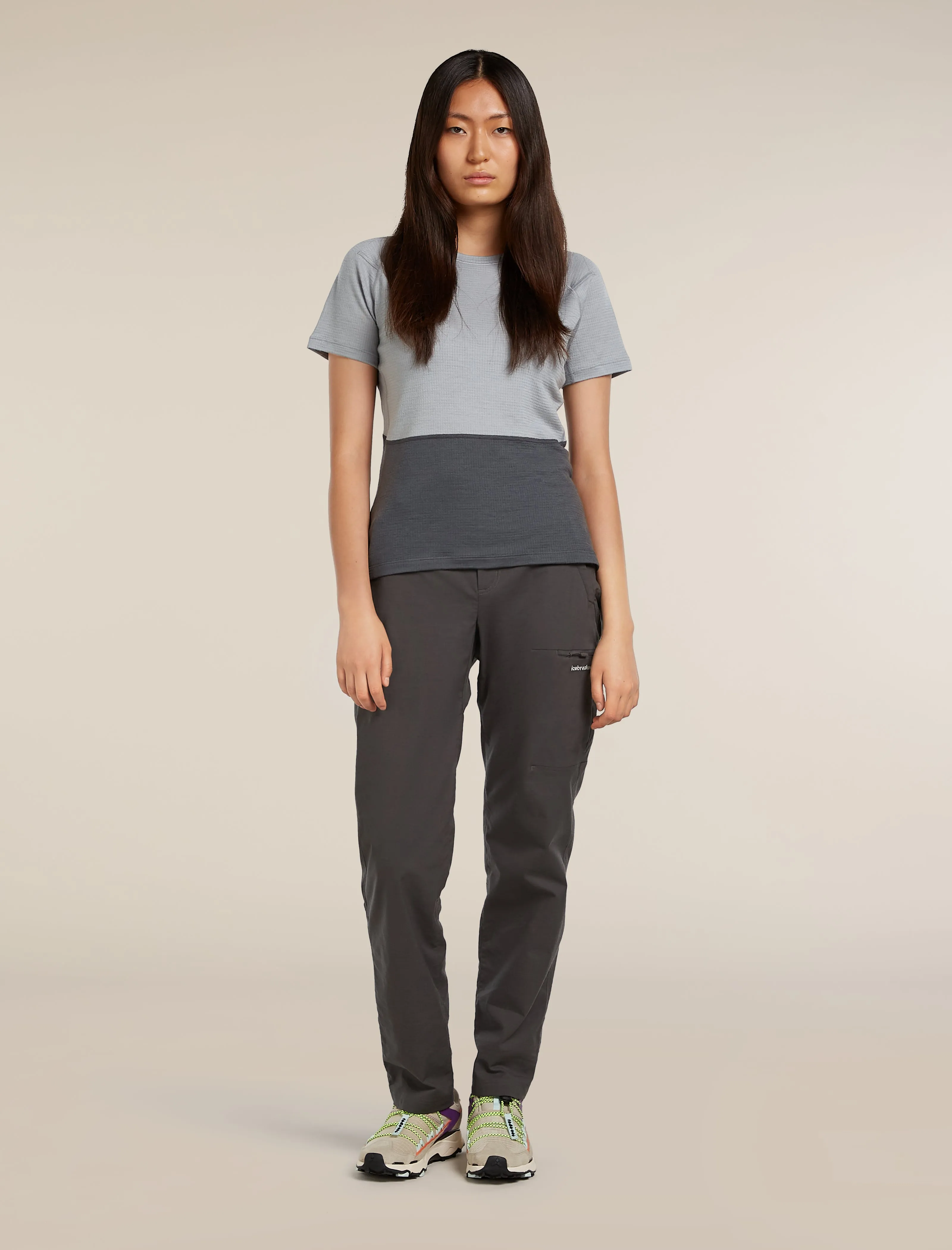 Women's Merino 200 Waffle Elevation Short Sleeve T-Shirt sold by Icebreaker product image thumbnail 3