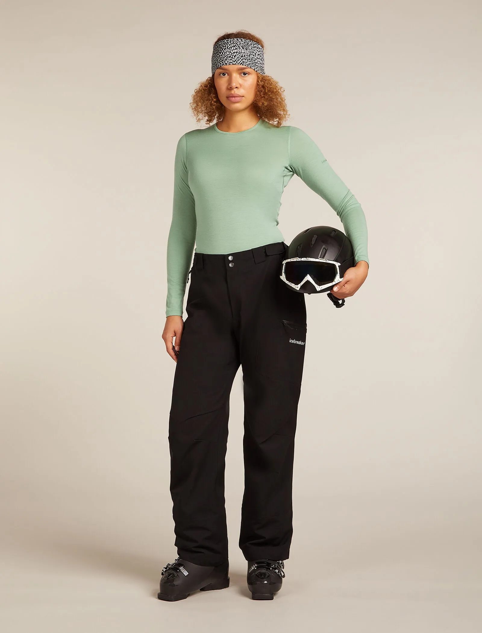 Women's Merino 200 Oasis Long Sleeve Crewe Thermal Top sold by Icebreaker product image thumbnail 4