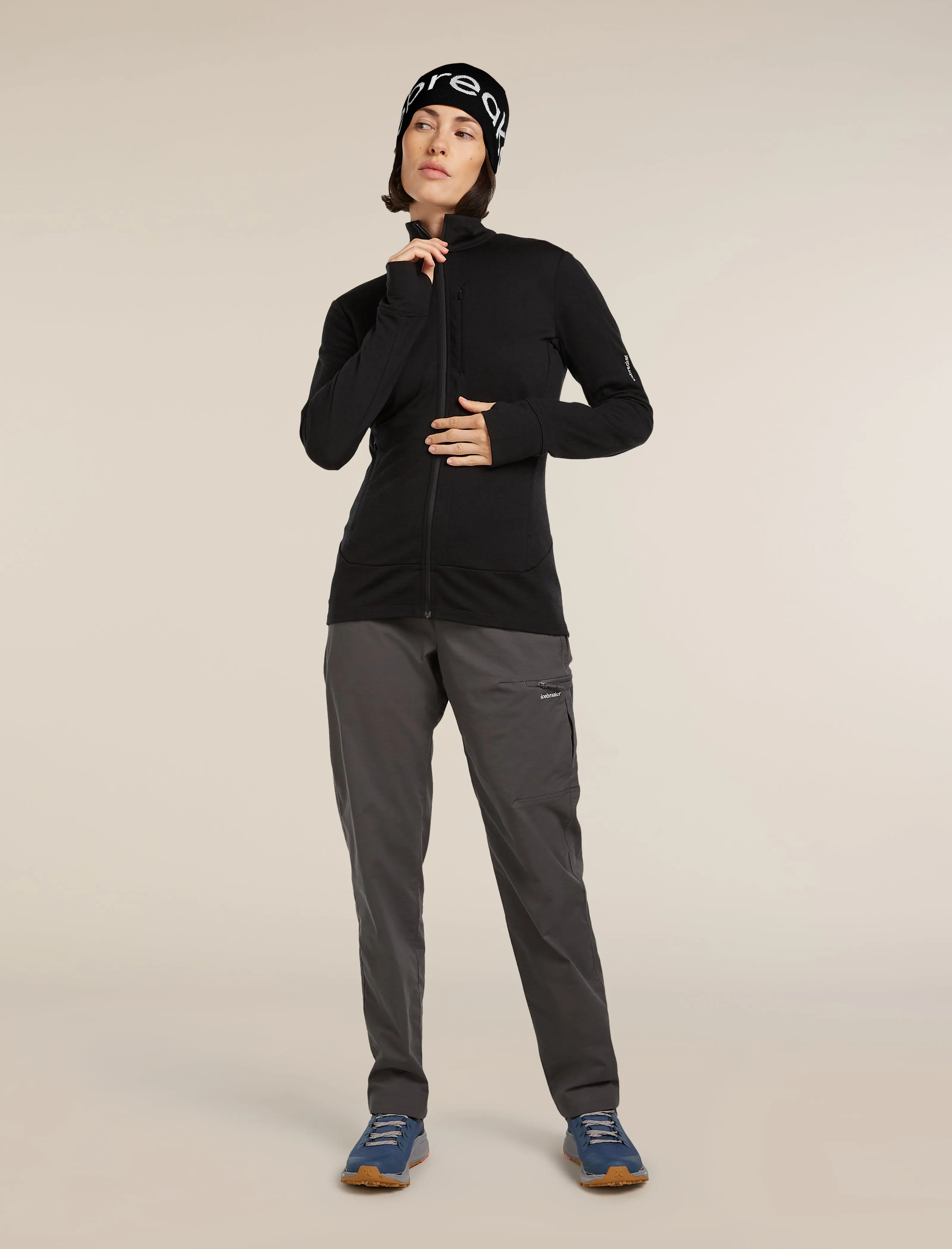 Women's Merino 260 Quantum Long Sleeve Zip Jacket sold by Icebreaker product image thumbnail 4
