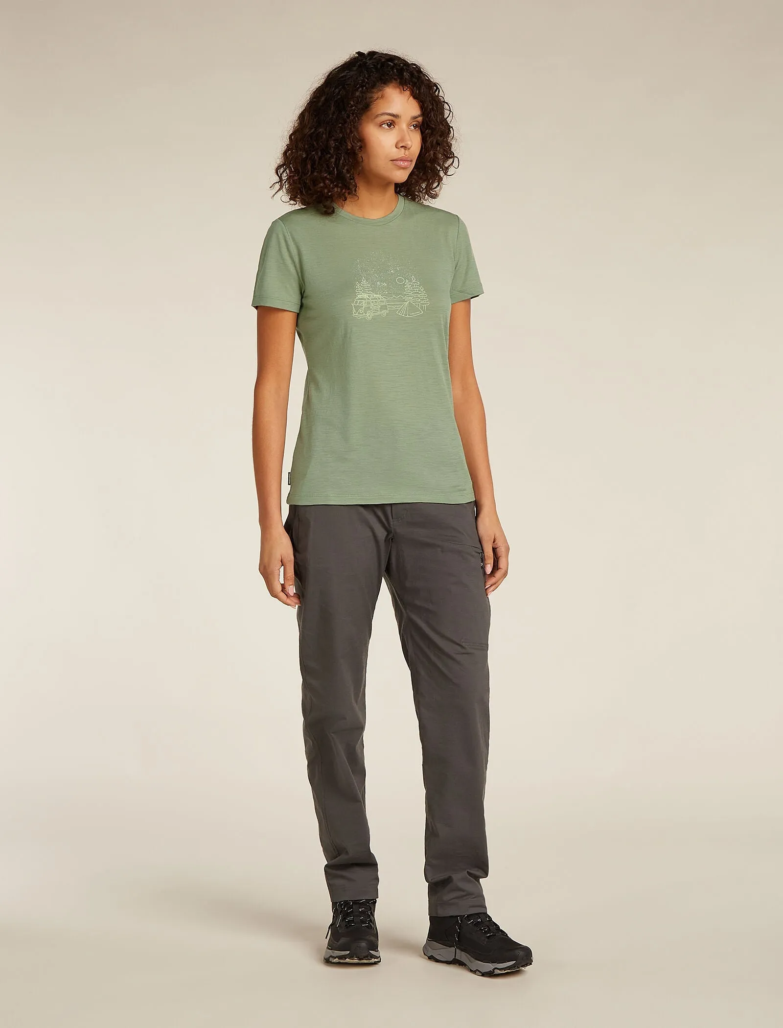 Women's Merino 150 Tech Lite III T-Shirt Van Camp sold by Icebreaker product image thumbnail 3