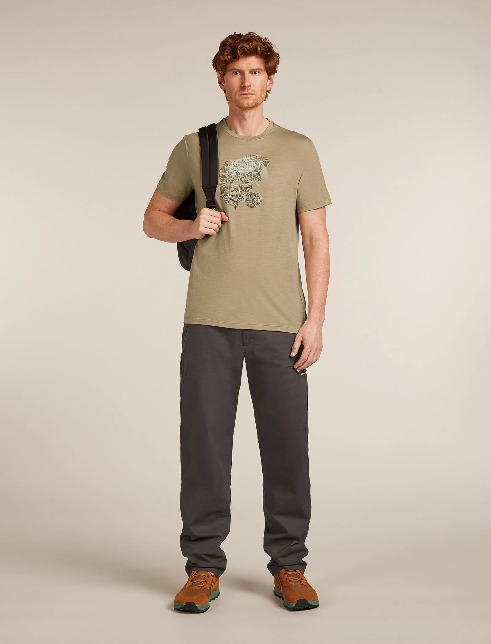Men's Merino 150 Tech Lite Short Sleeve T-Shirt Ruapehu Round sold by Icebreaker product image thumbnail 4