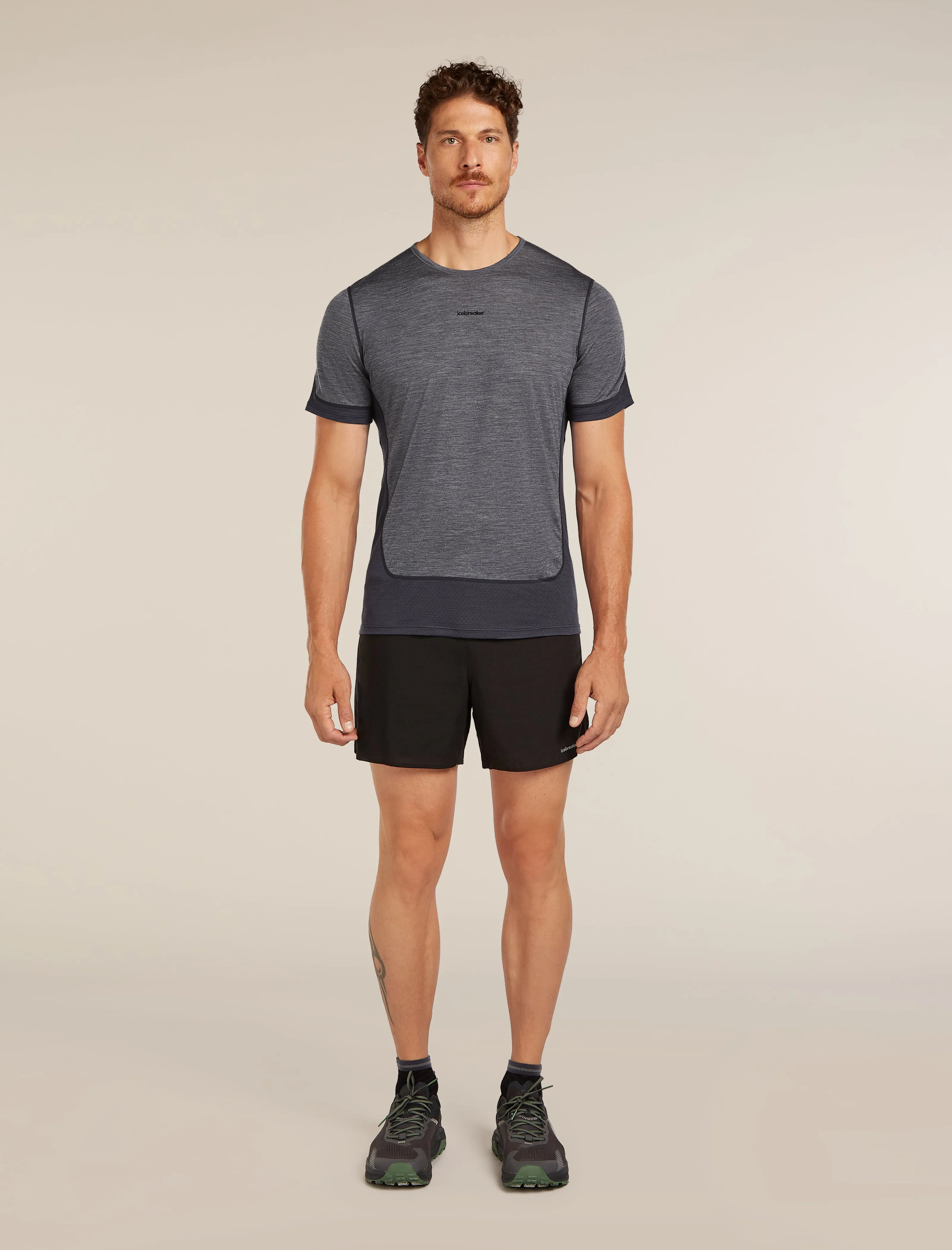Men's Merino Blend 125 ZoneKnit™ Energy Wind Short Sleeve T-Shirt sold by Icebreaker product image thumbnail 3