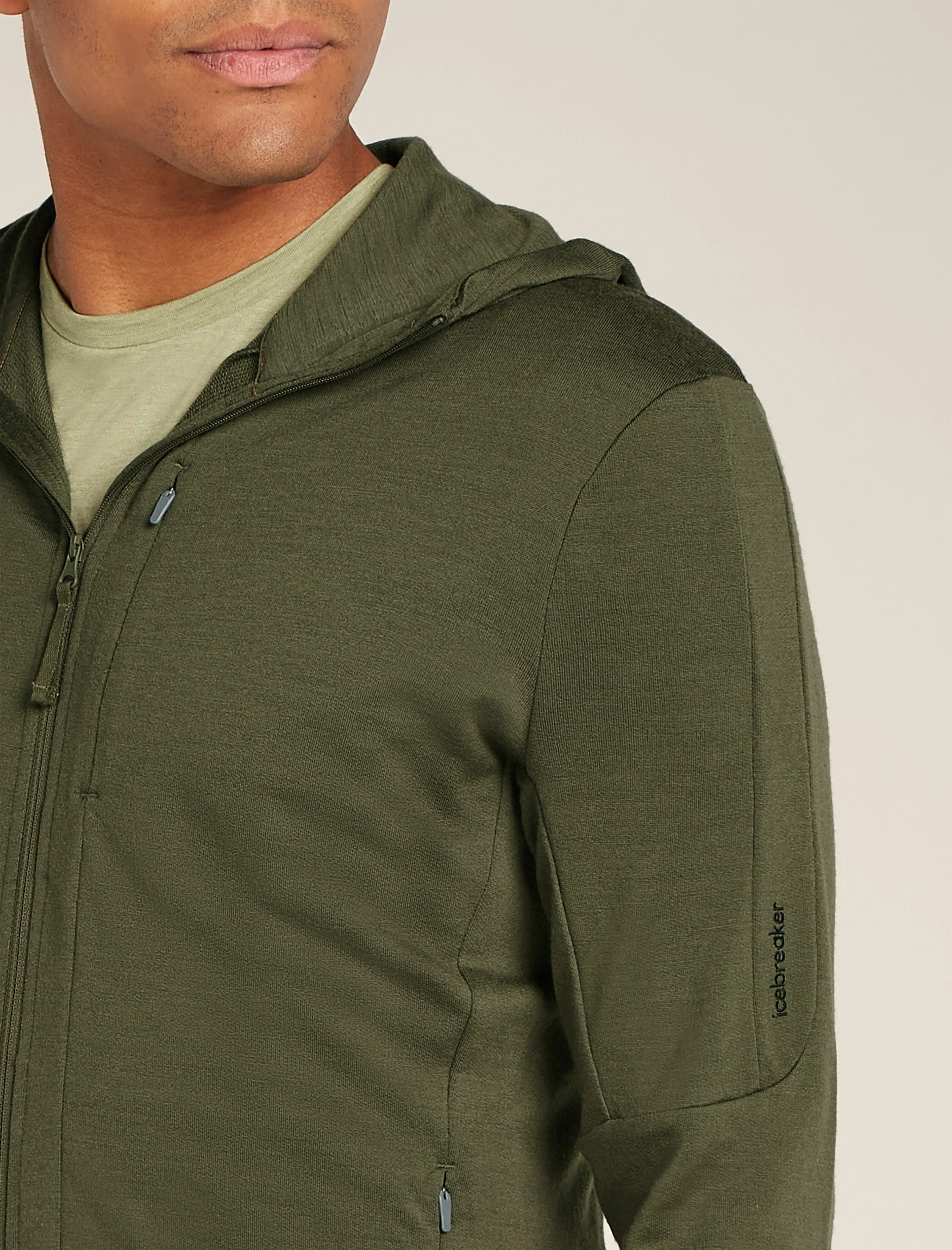 Men's Merino 260 Quantum Long Sleeve Zip Hoodie sold by Icebreaker product image thumbnail 4