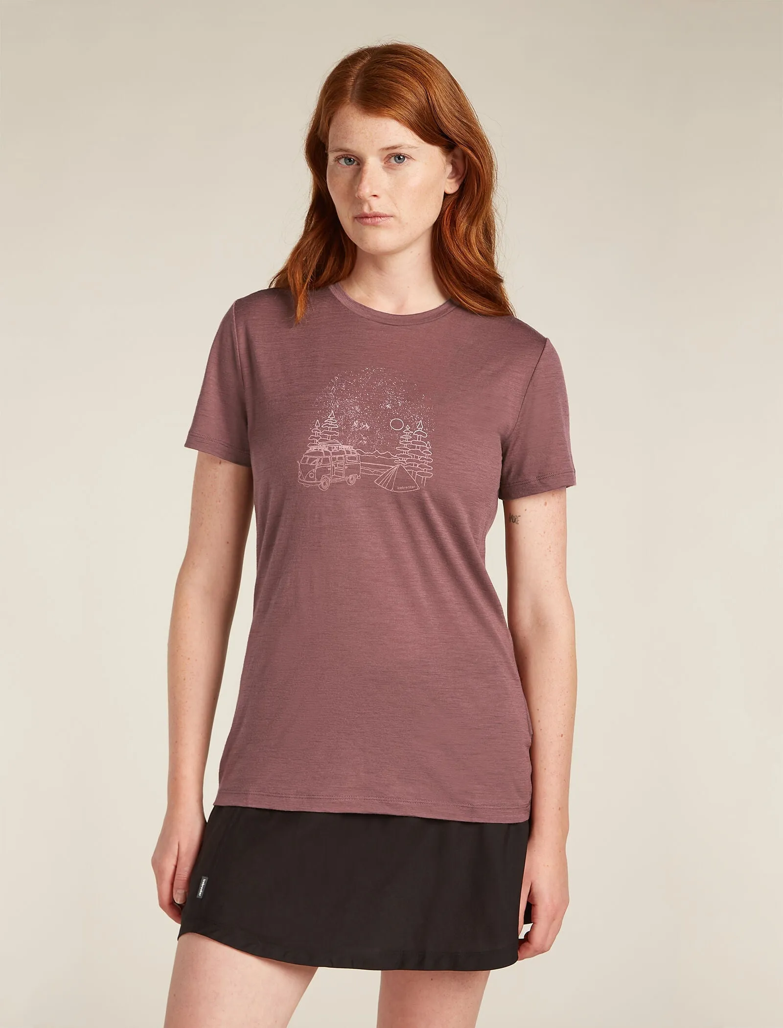 Women's Merino 150 Tech Lite III T-Shirt Van Camp sold by Icebreaker