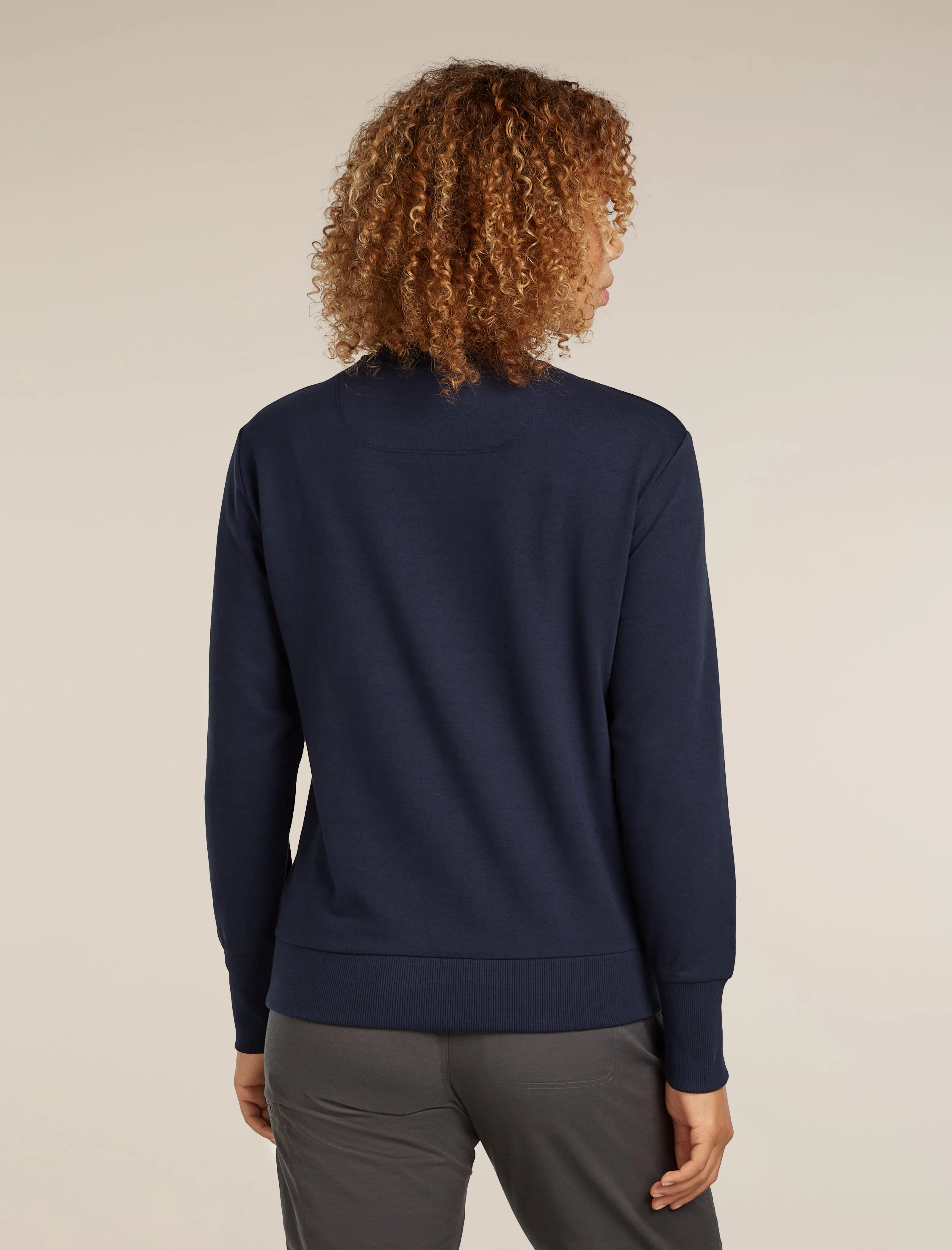 Women's Central Long Sleeve Sweatshirt sold by Icebreaker product image thumbnail 2