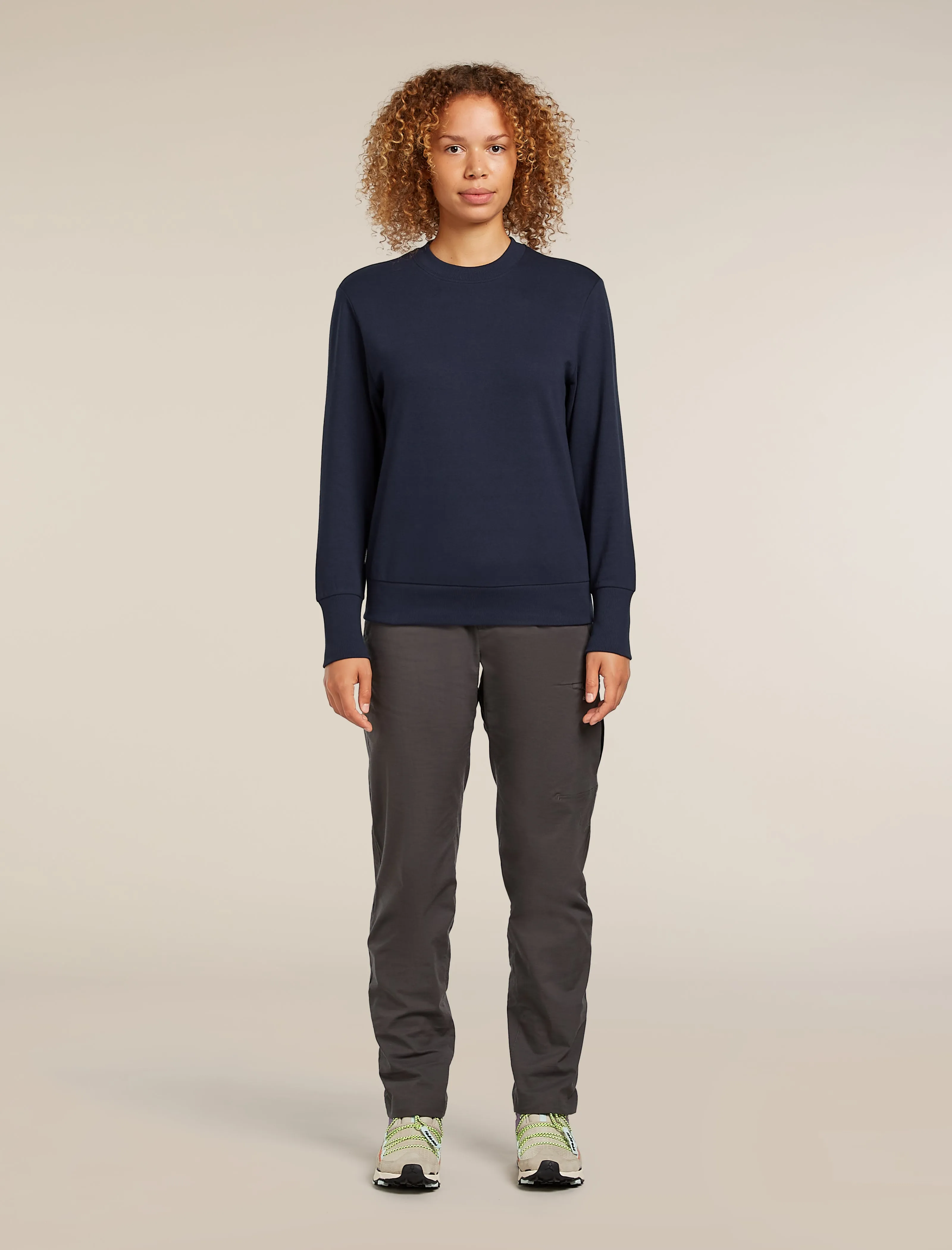 Women's Central Long Sleeve Sweatshirt sold by Icebreaker product image thumbnail 3