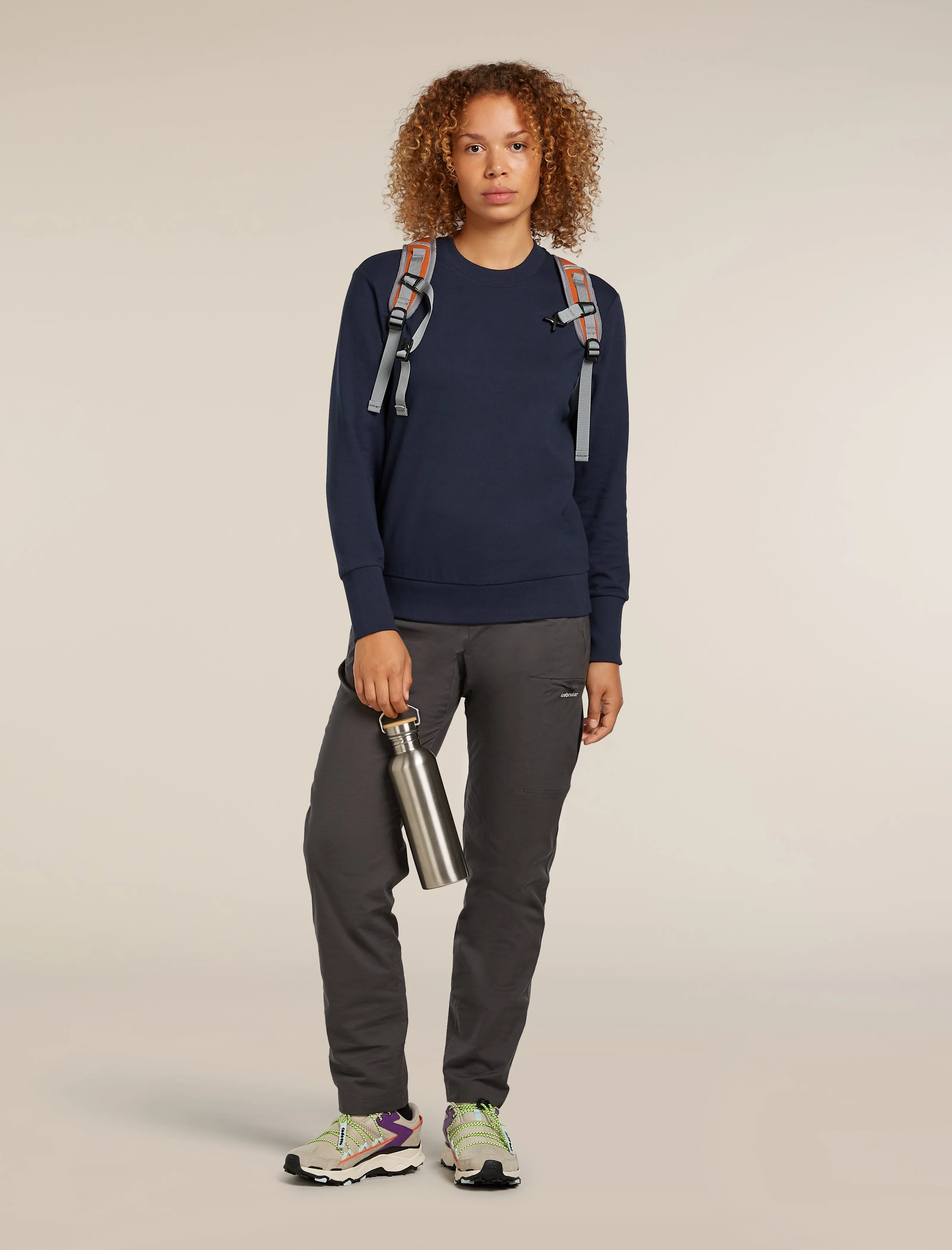 Women's Central Long Sleeve Sweatshirt sold by Icebreaker product image thumbnail 4