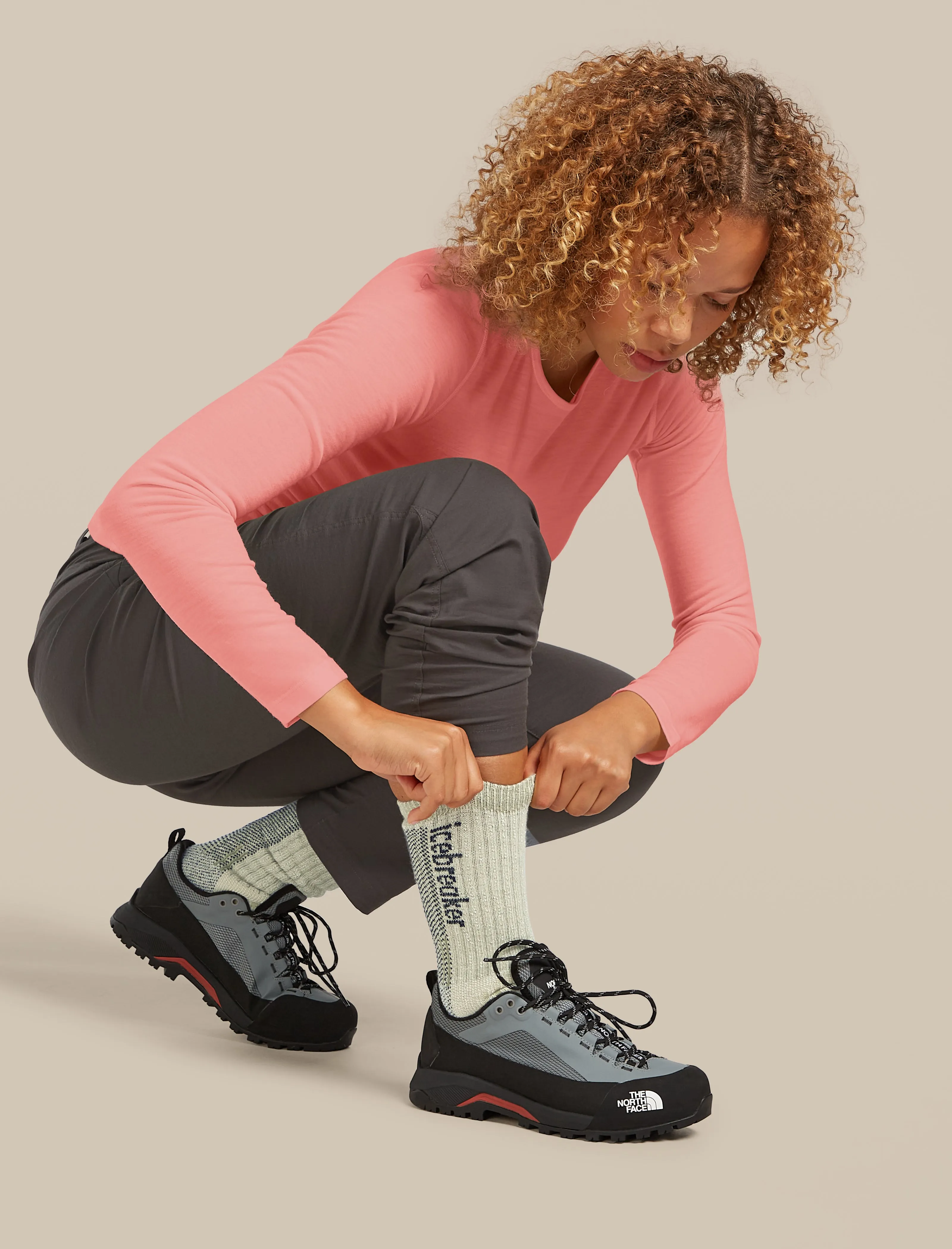 Women's Merino Hike+ Mountaineer Mid Calf Socks sold by Icebreaker product image thumbnail 2