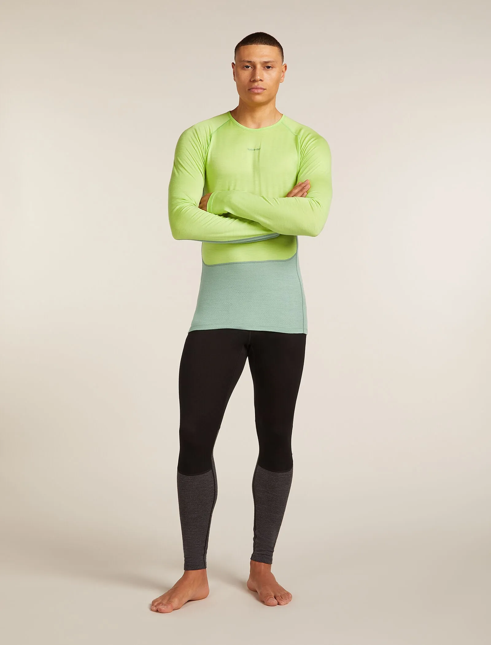 Men's Merino 200 ZoneKnit™ Long Sleeve Crewe Thermal Top sold by Icebreaker product image thumbnail 3