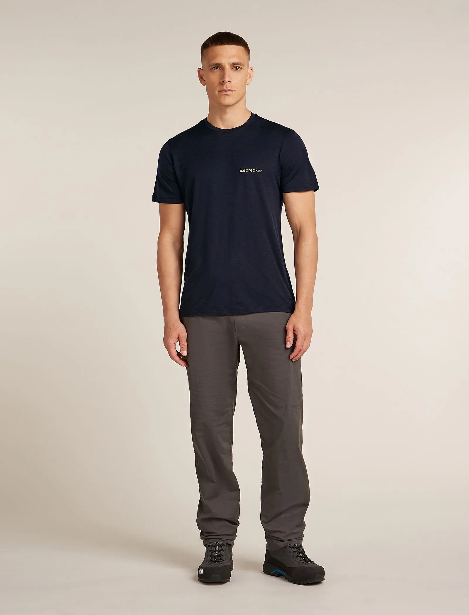 Men's Merino 150 Tech Lite Short Sleeve T-Shirt IB Wordmark sold by Icebreaker product image thumbnail 3