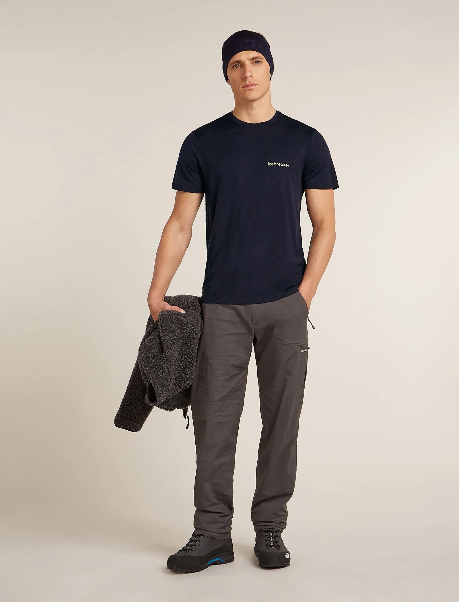 Men's Merino 150 Tech Lite Short Sleeve T-Shirt IB Wordmark sold by Icebreaker product image thumbnail 4