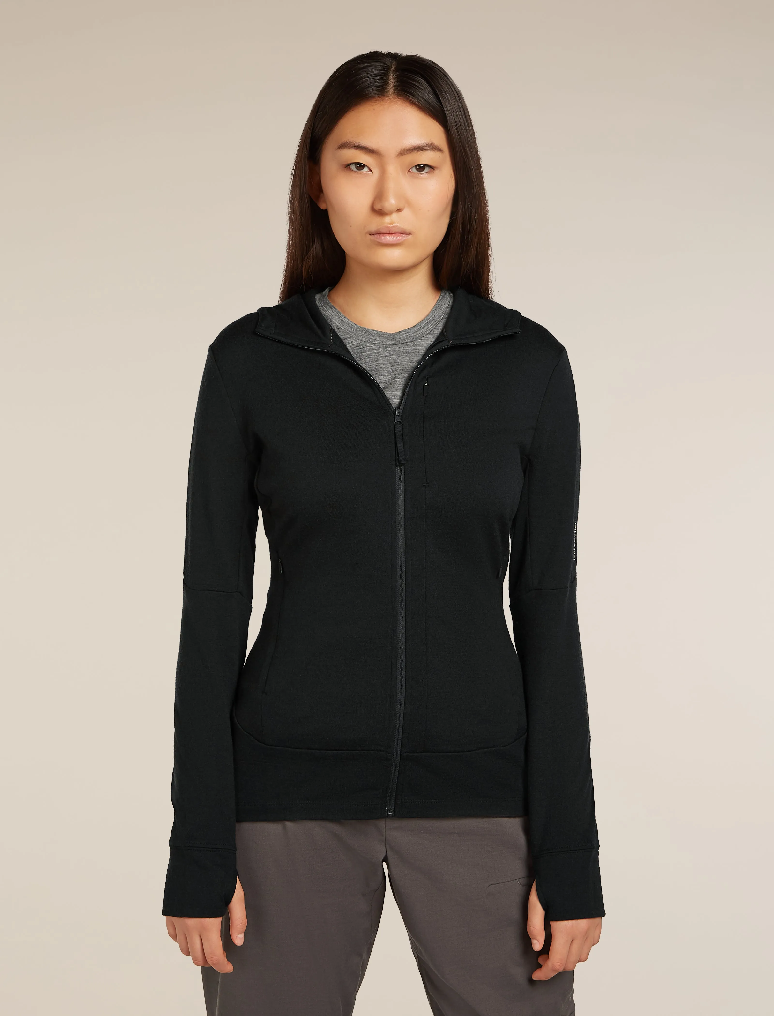 Women's Merino 260 Quantum Long Sleeve Zip Hoodie sold by Icebreaker
