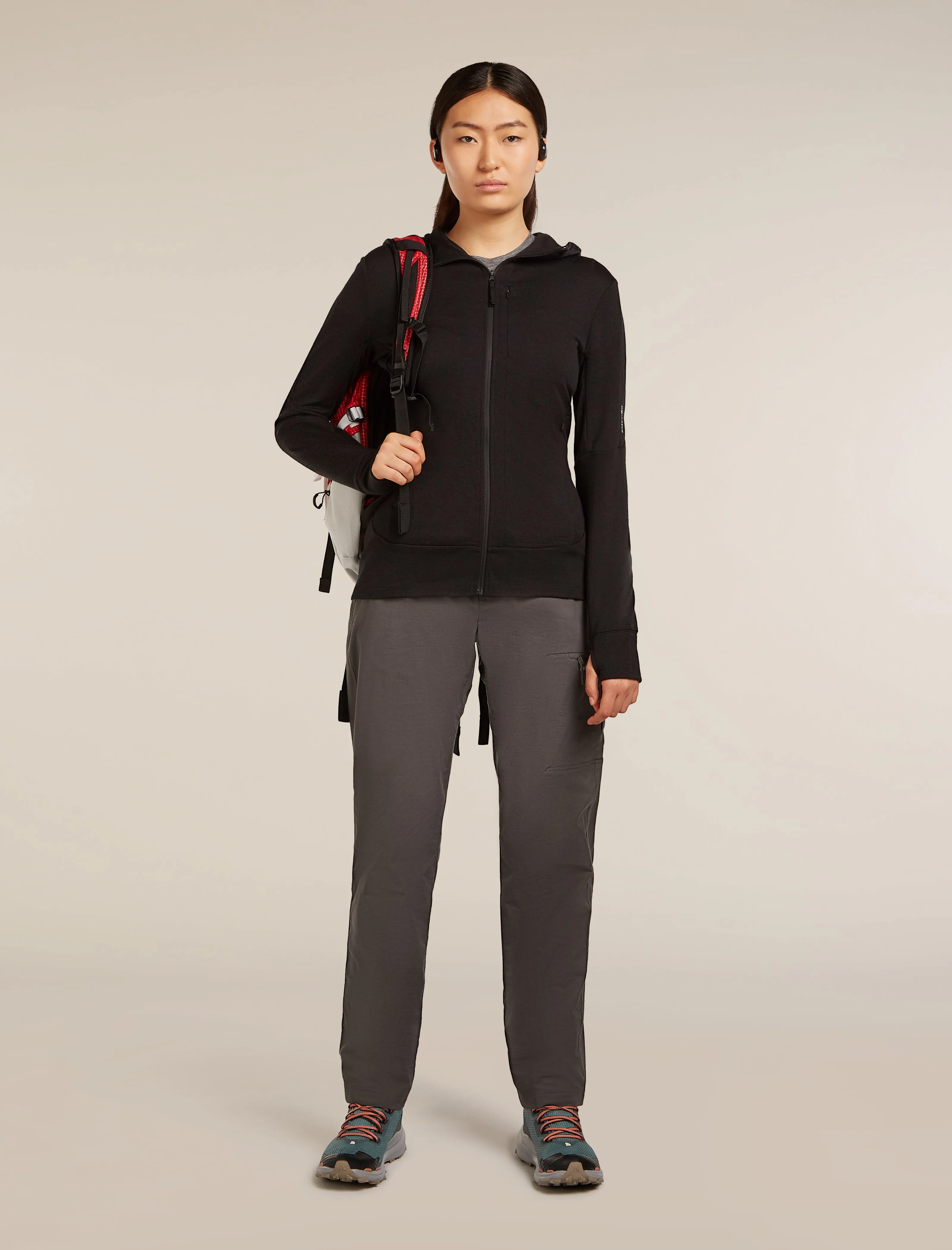 Women's Merino 260 Quantum Long Sleeve Zip Hoodie sold by Icebreaker product image thumbnail 4