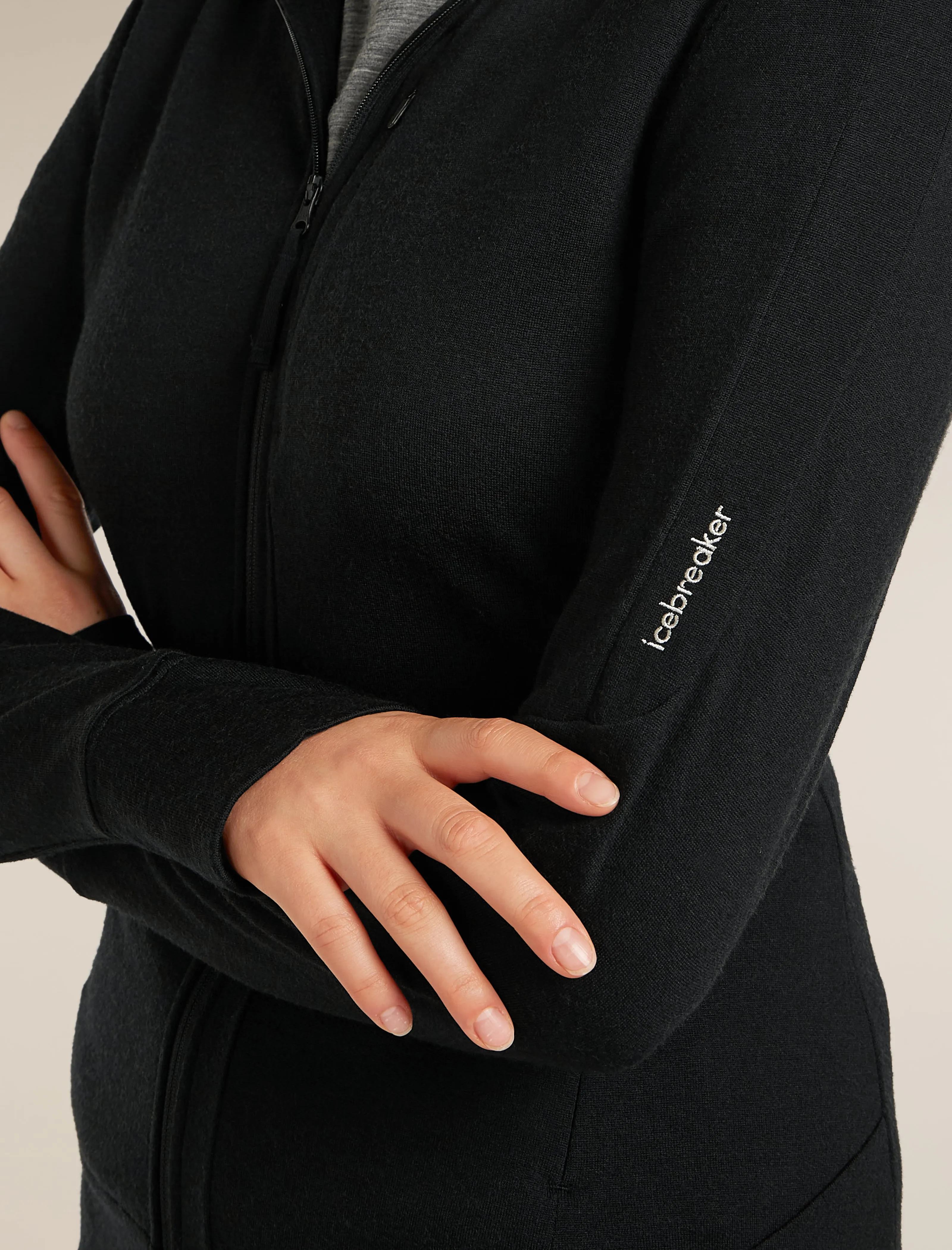 Women's Merino 260 Quantum Long Sleeve Zip Hoodie sold by Icebreaker product image thumbnail 5