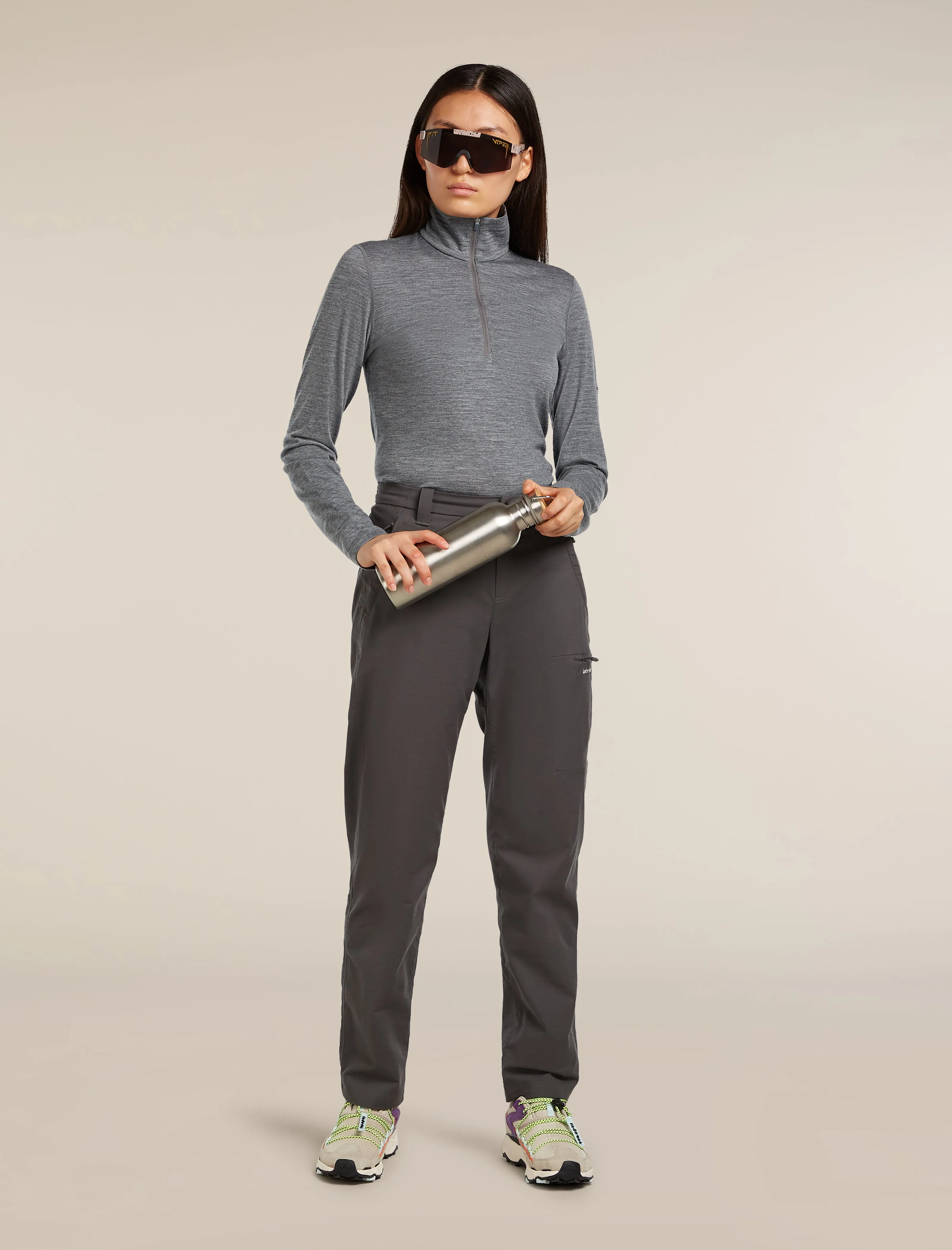 Women's Merino 200 Oasis Long Sleeve Half Zip Thermal Top sold by Icebreaker product image thumbnail 4