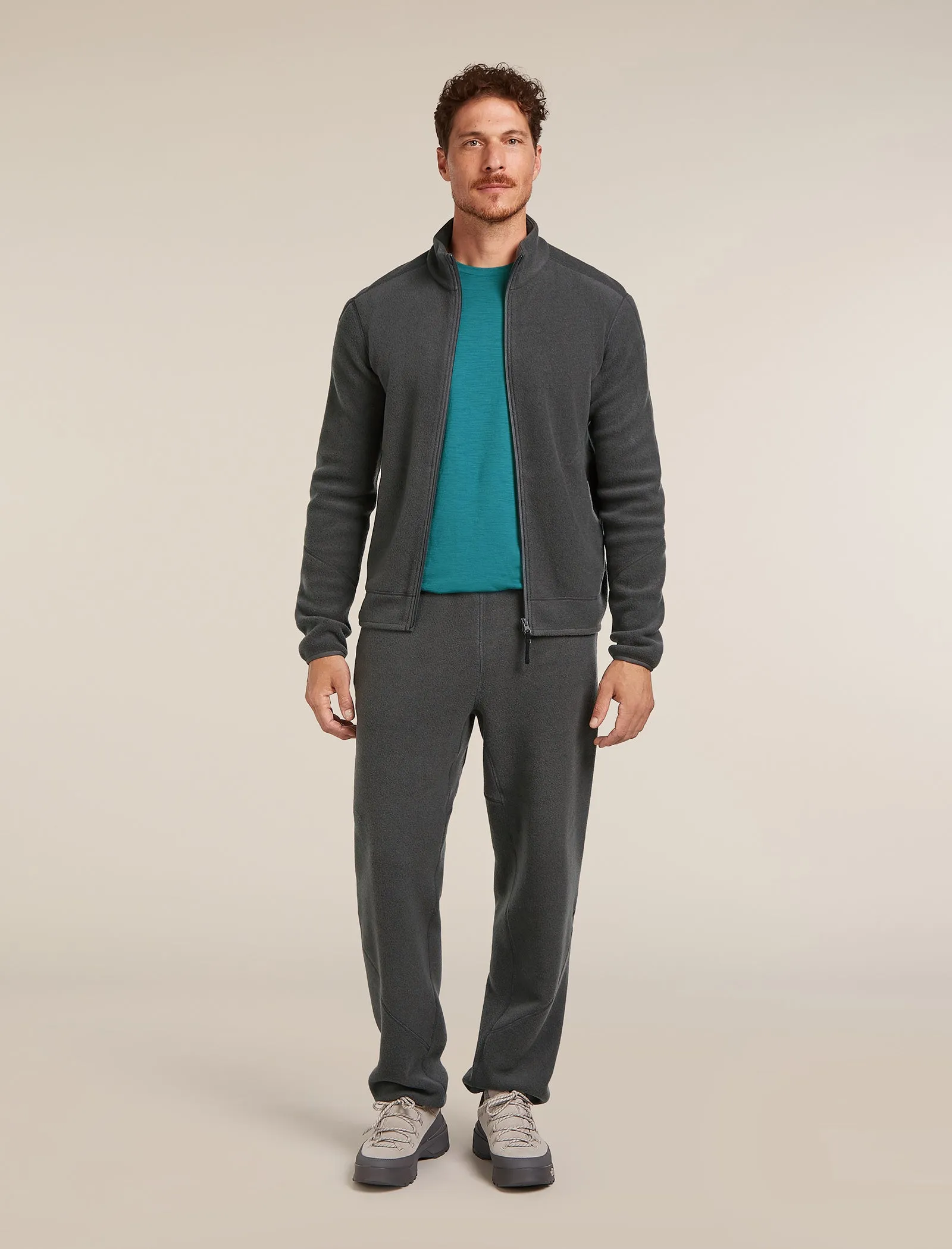 Men's Merino Blend 800 RealFleece™ Classic Pile Long Sleeve Zip Jacket sold by Icebreaker product image thumbnail 3