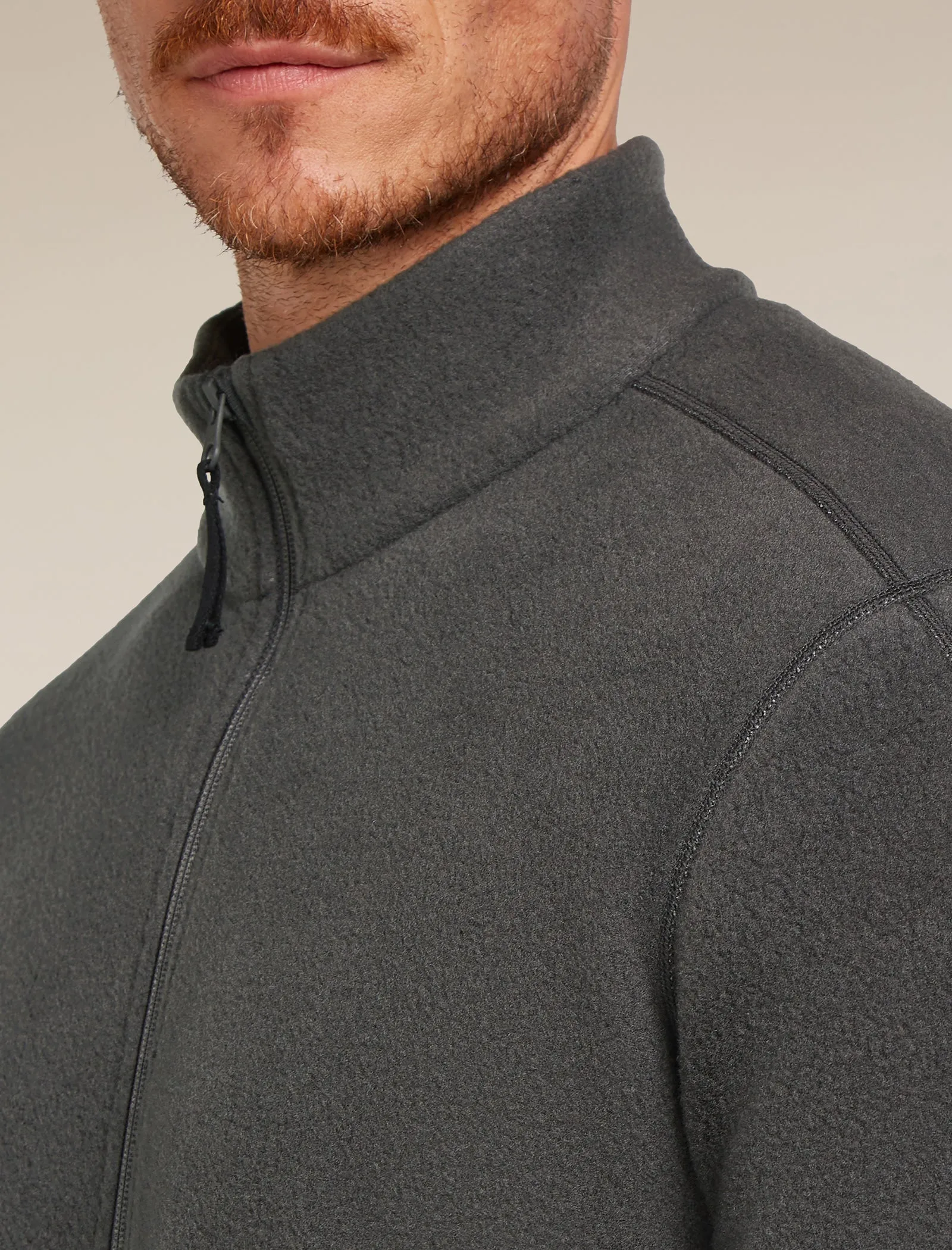 Men's Merino Blend 800 RealFleece™ Classic Pile Long Sleeve Zip Jacket sold by Icebreaker product image thumbnail 5