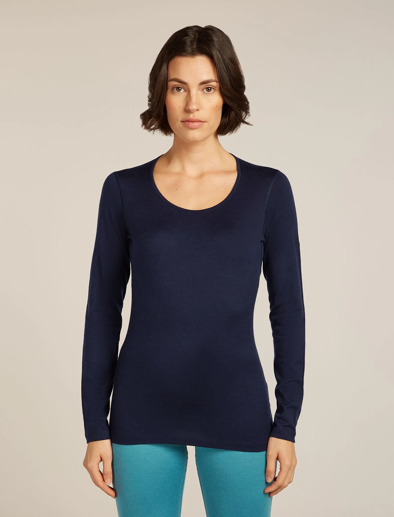 Women's Merino 200 Oasis Long Sleeve Scoop Thermal Top sold by Icebreaker