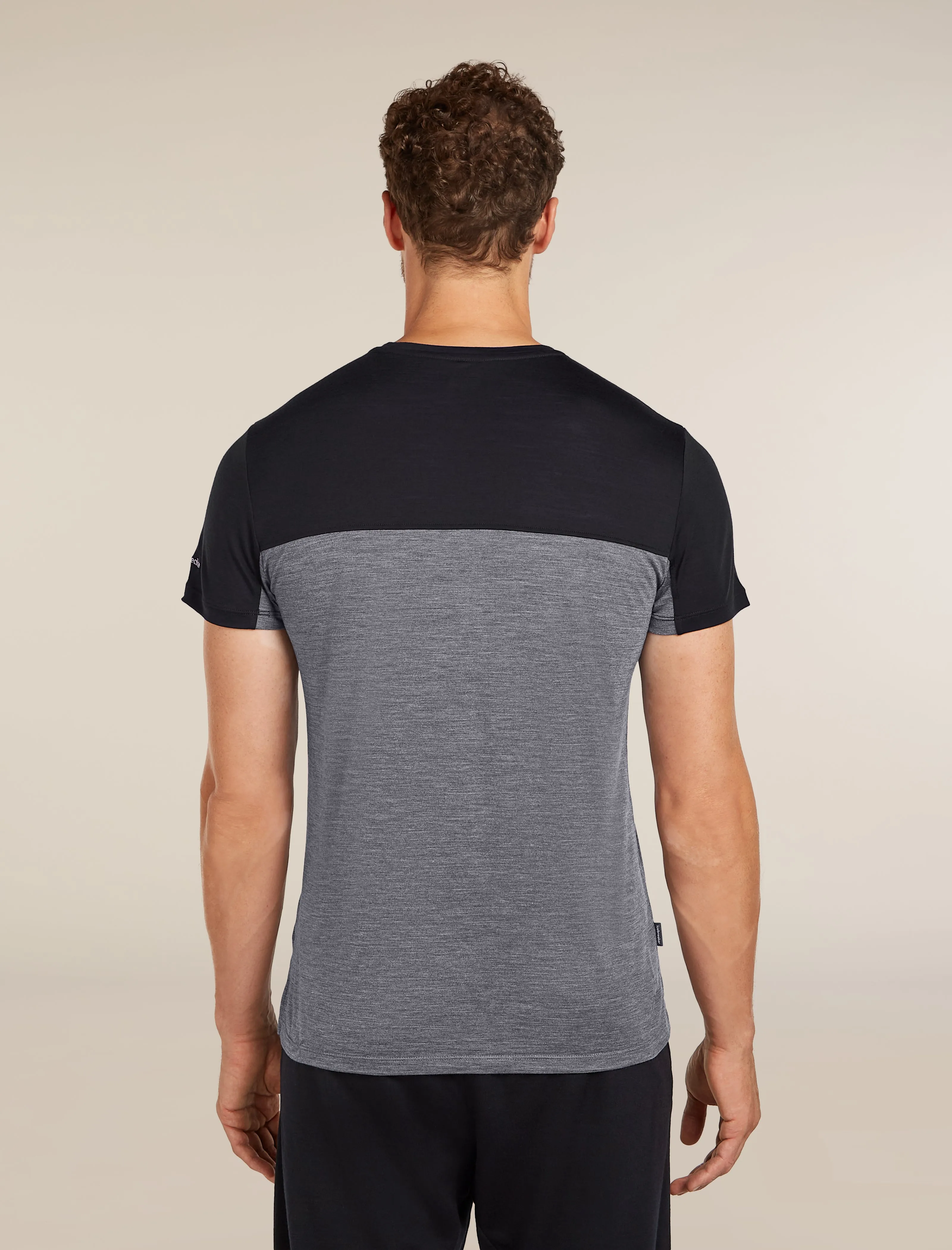 Men's Merino Blend 125 Cool-Lite™ Sphere Short Sleeve T-Shirt Colour Block sold by Icebreaker product image thumbnail 2