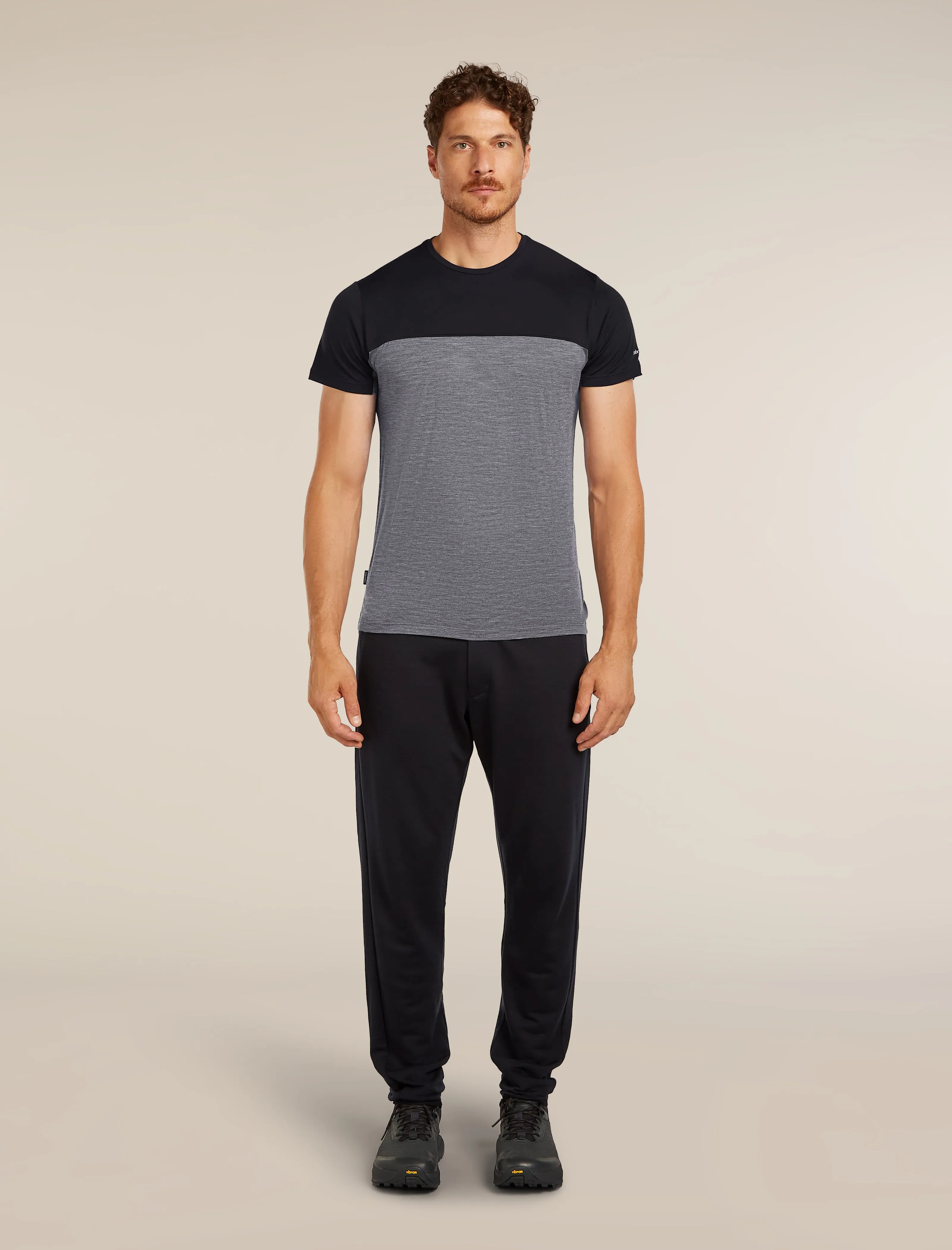 Men's Merino Blend 125 Cool-Lite™ Sphere Short Sleeve T-Shirt Colour Block sold by Icebreaker product image thumbnail 3
