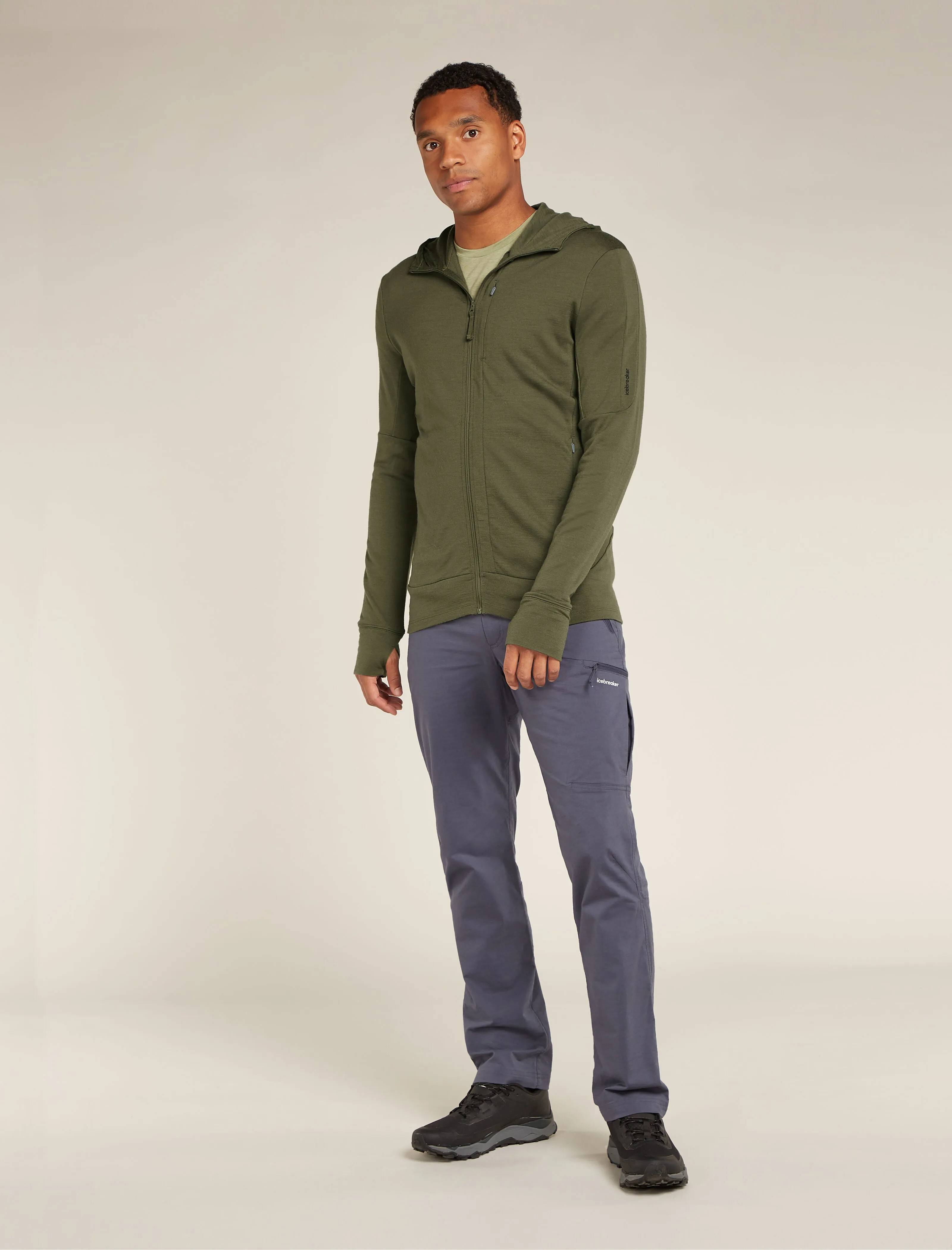 Men's Merino 260 Quantum Long Sleeve Zip Hoodie sold by Icebreaker product image thumbnail 3