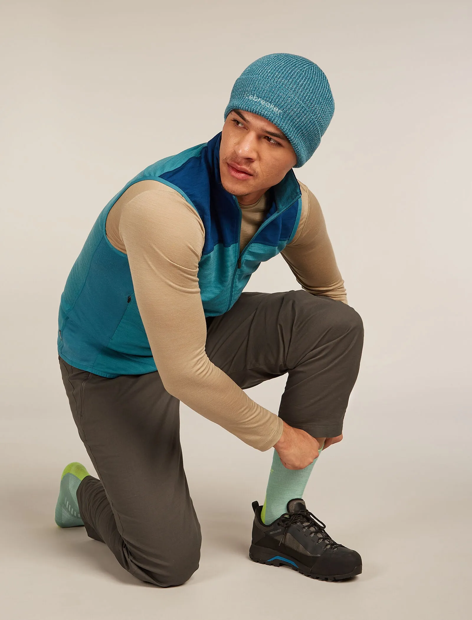 Men's Merino Hike+ Light Crew Socks sold by Icebreaker