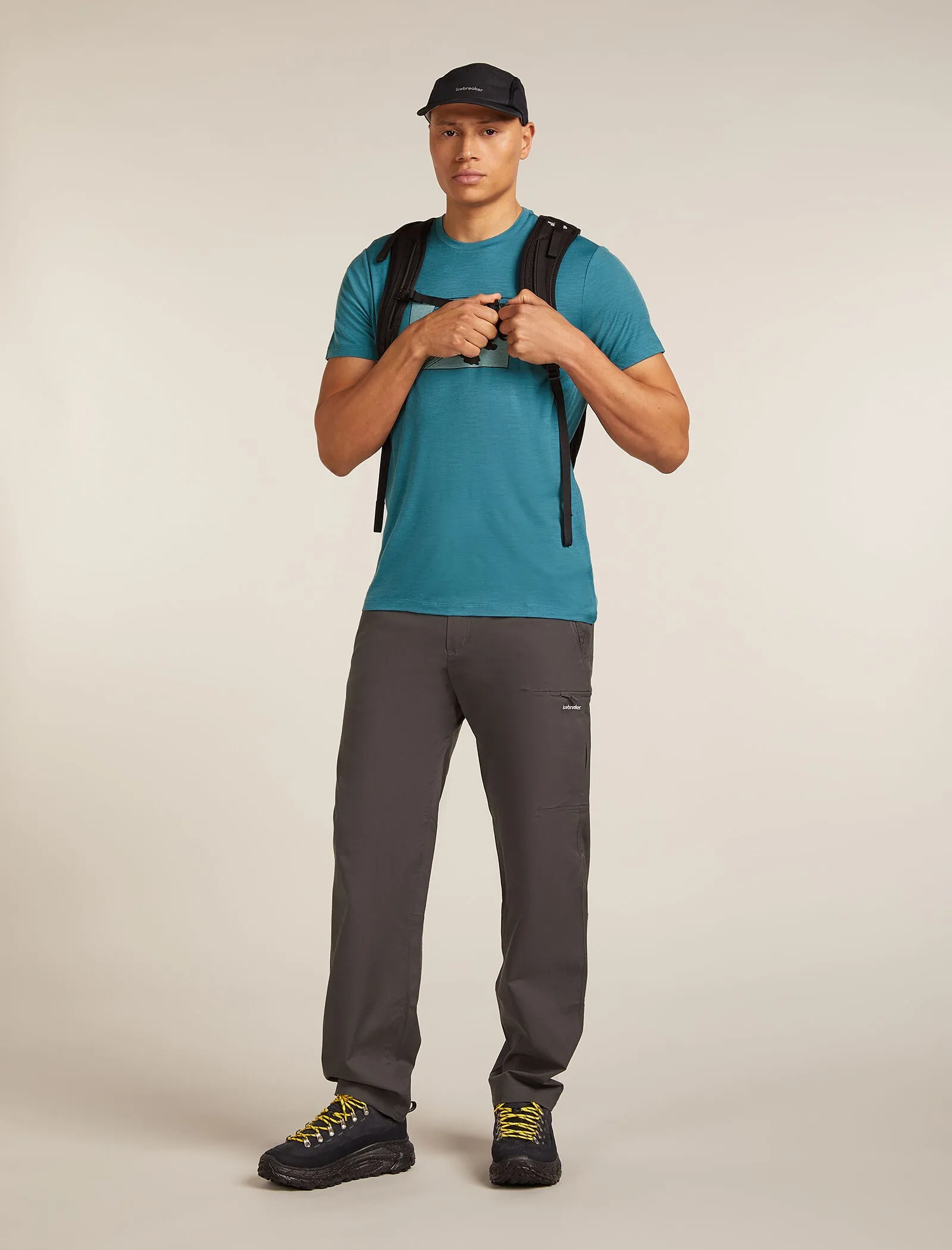 Men's Merino 150 Tech Lite Short Sleeve T-Shirt In The Wild sold by Icebreaker product image thumbnail 4