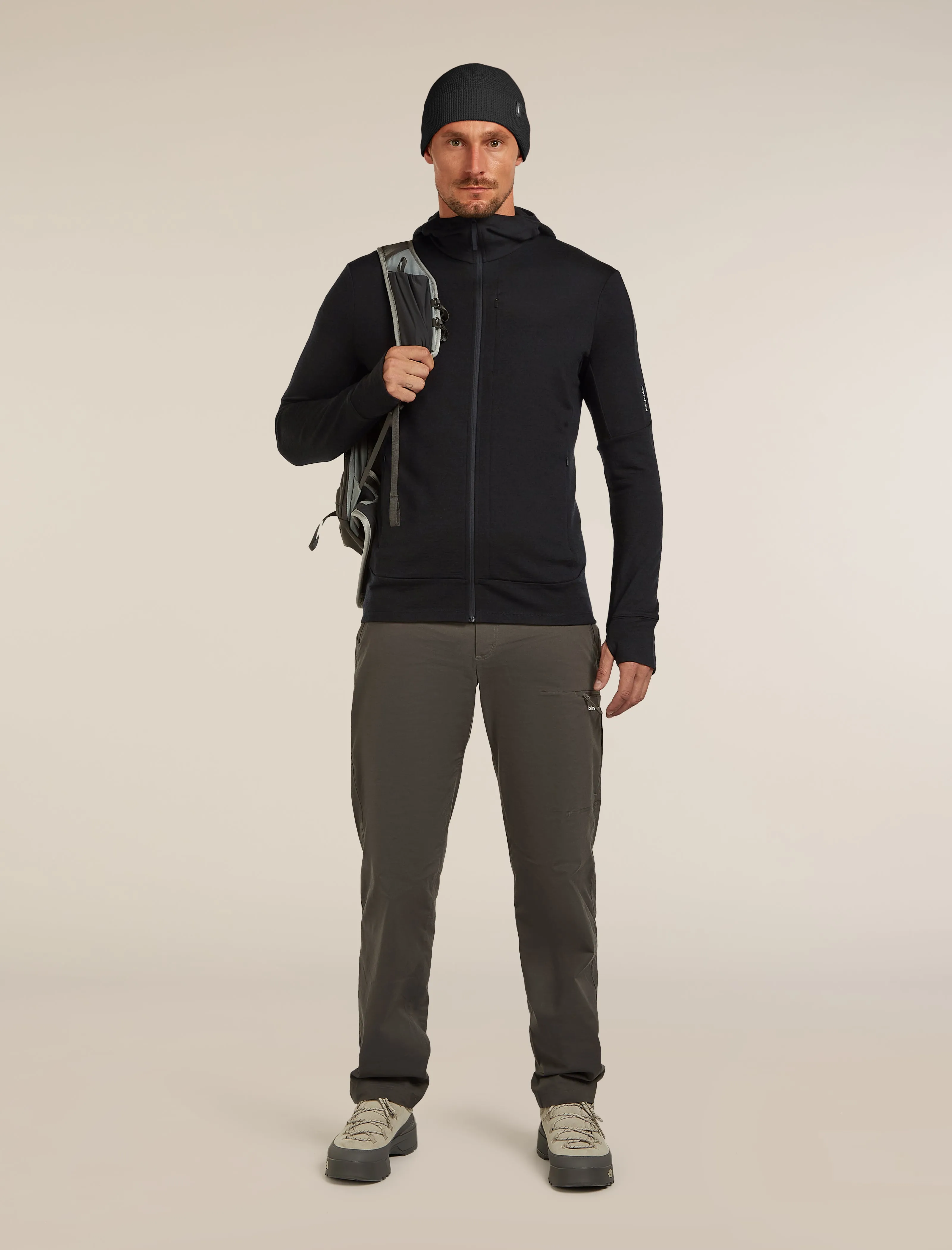 Men's Merino 260 Quantum Long Sleeve Zip Hoodie sold by Icebreaker product image thumbnail 4