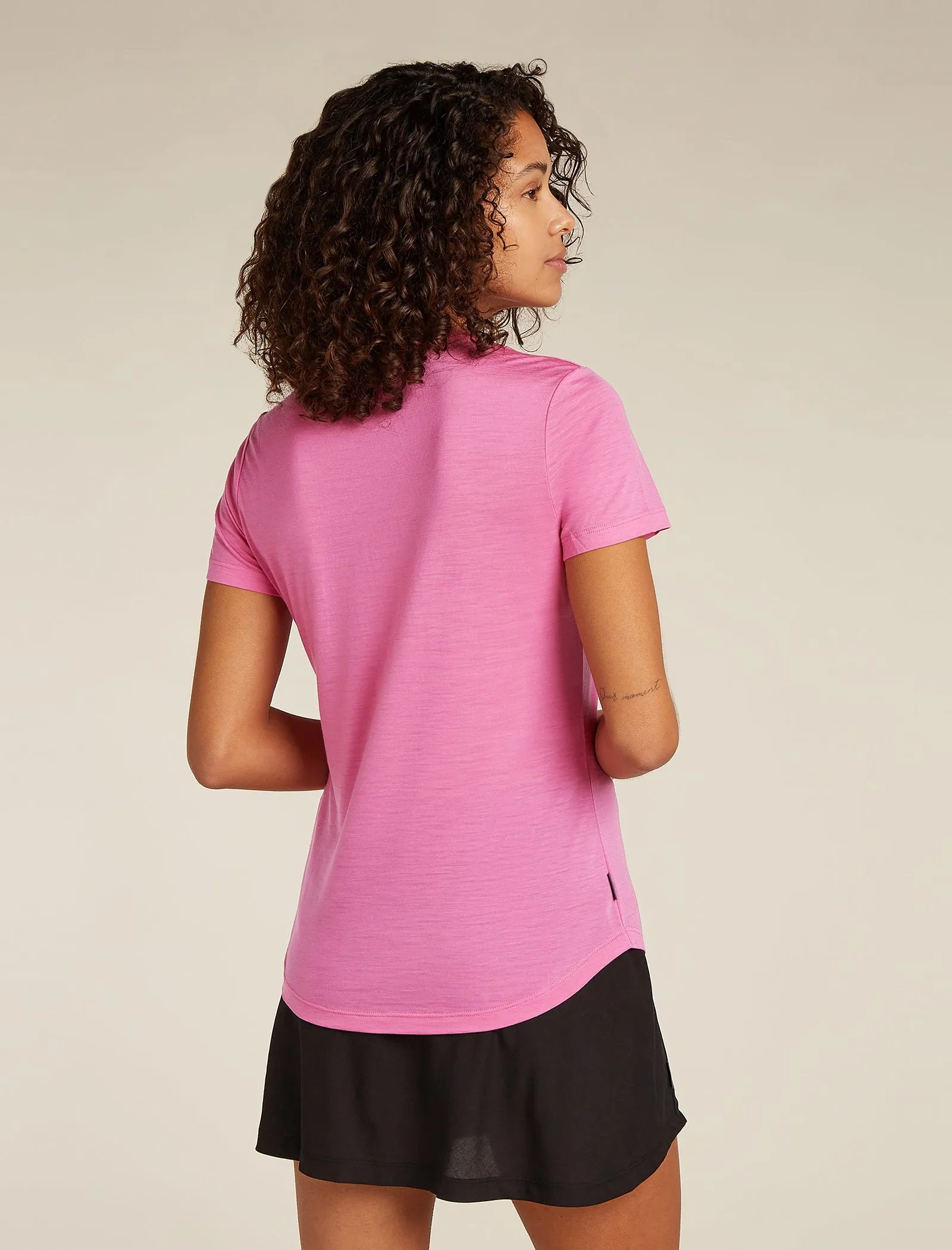 Women's Merino Blend 125 Cool-Lite™ Sphere Short Sleeve Scoop T-Shirt sold by Icebreaker product image thumbnail 2