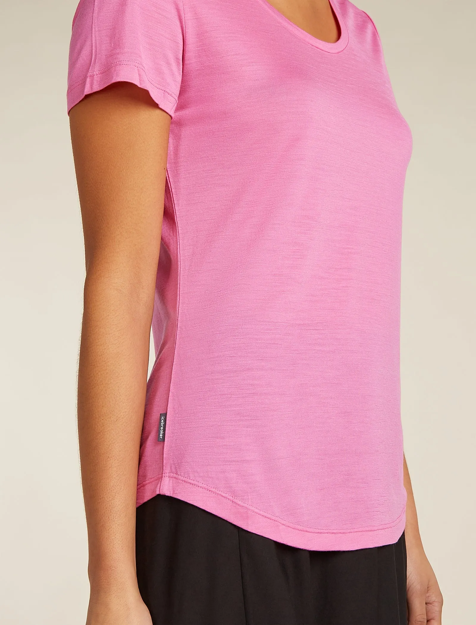 Women's Merino Blend 125 Cool-Lite™ Sphere Short Sleeve Scoop T-Shirt sold by Icebreaker product image thumbnail 5