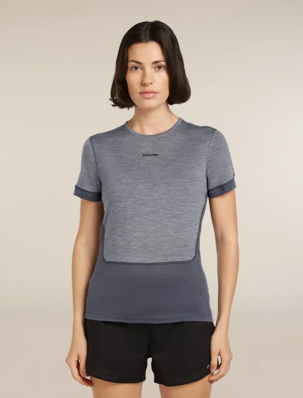 Women's Merino Blend 125 ZoneKnit™ Energy Wind Short Sleeve T-Shirt sold by Icebreaker