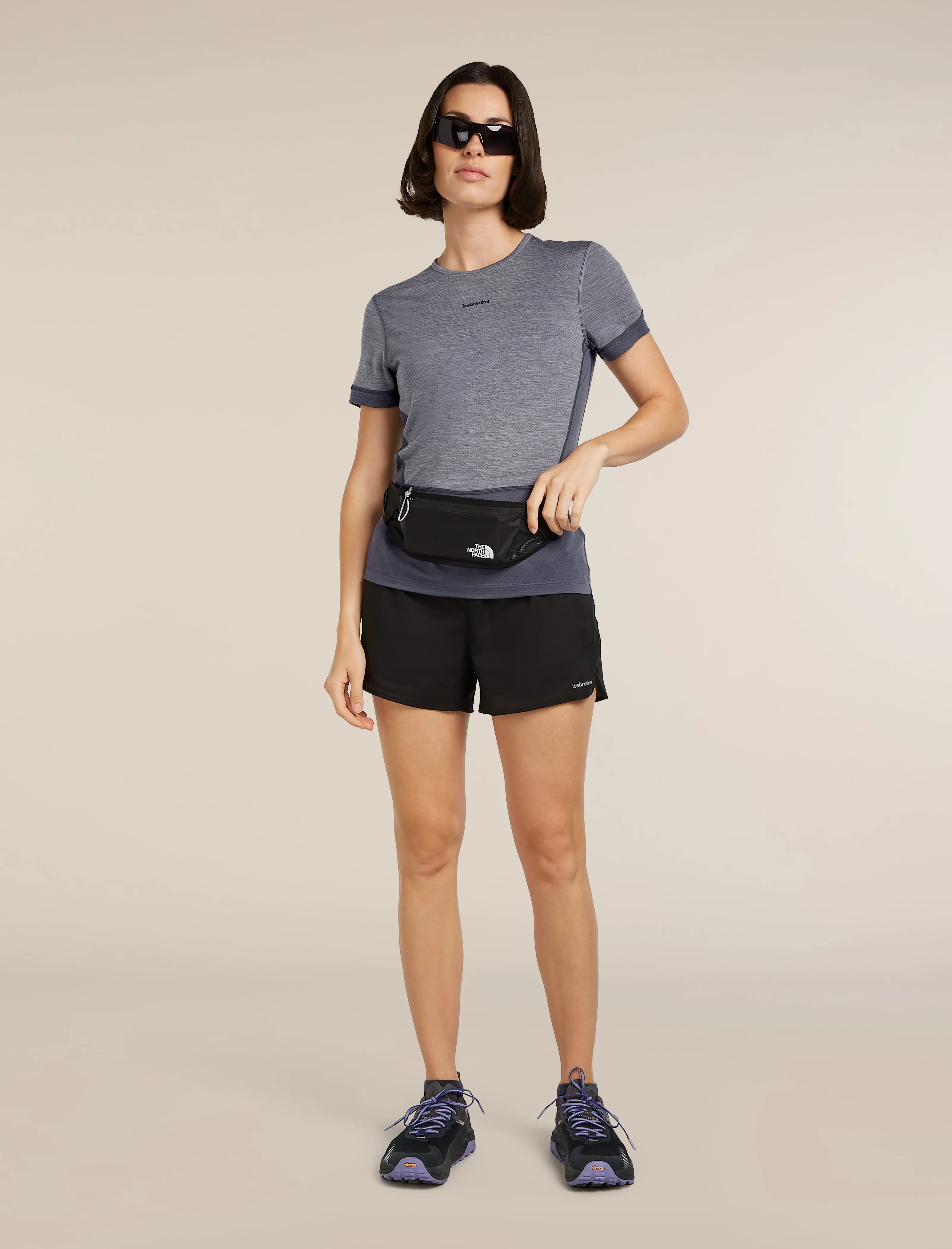 Women's Merino Blend 125 ZoneKnit™ Energy Wind Short Sleeve T-Shirt sold by Icebreaker product image thumbnail 4
