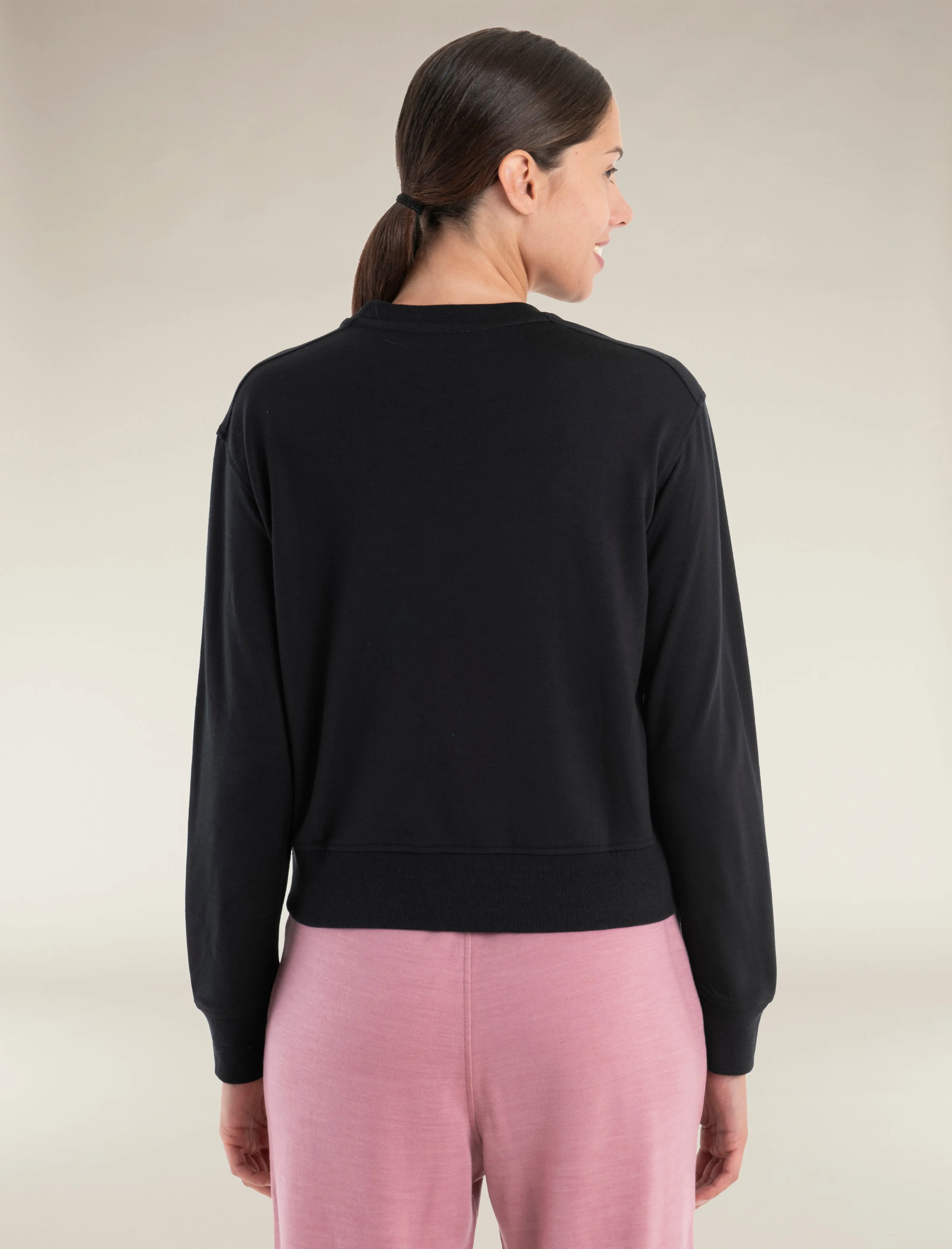 Women's Merino Blend 200 Crush Long Sleeve Sweatshirt sold by Icebreaker product image thumbnail 2