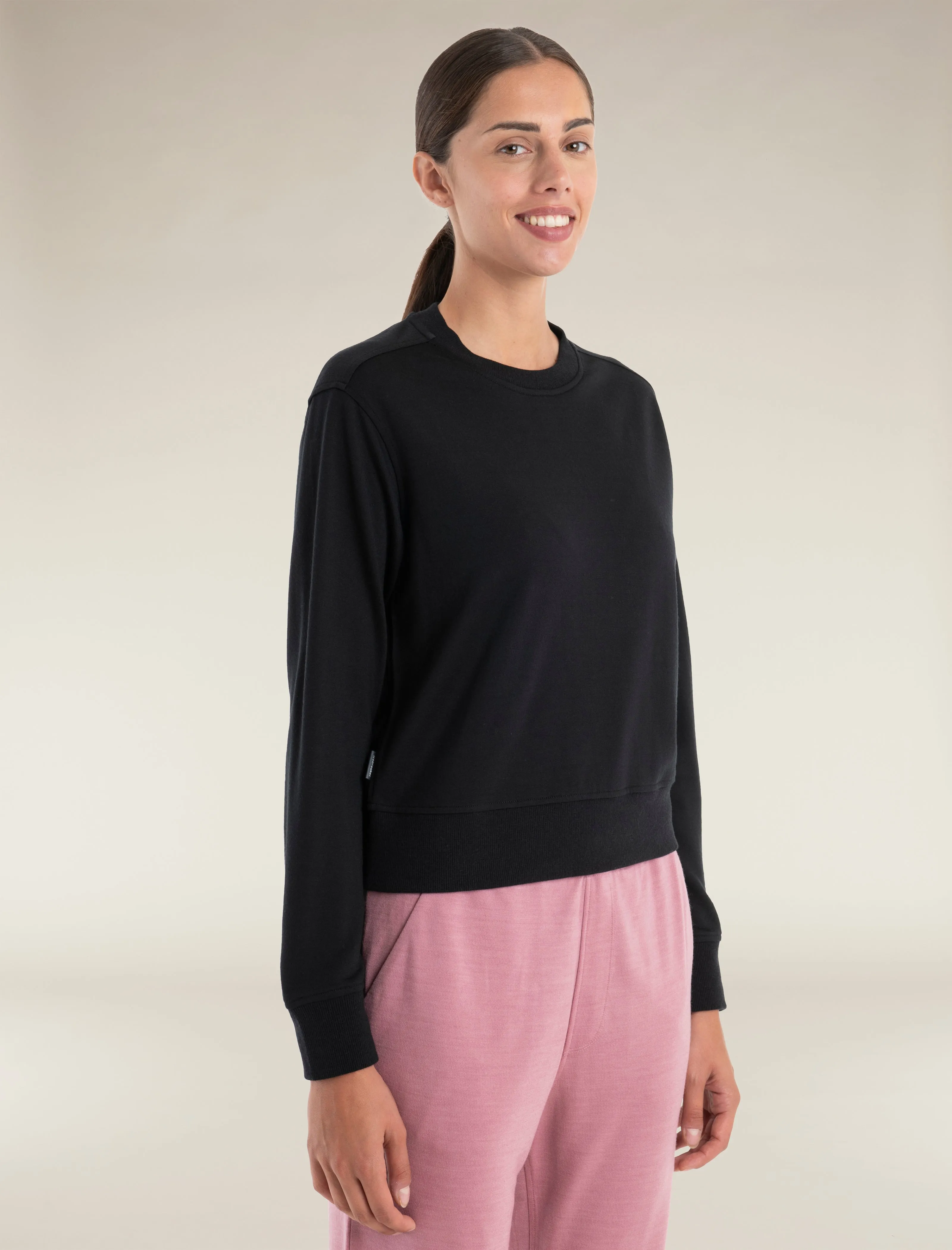 Women's Merino Blend 200 Crush Long Sleeve Sweatshirt sold by Icebreaker product image thumbnail 3
