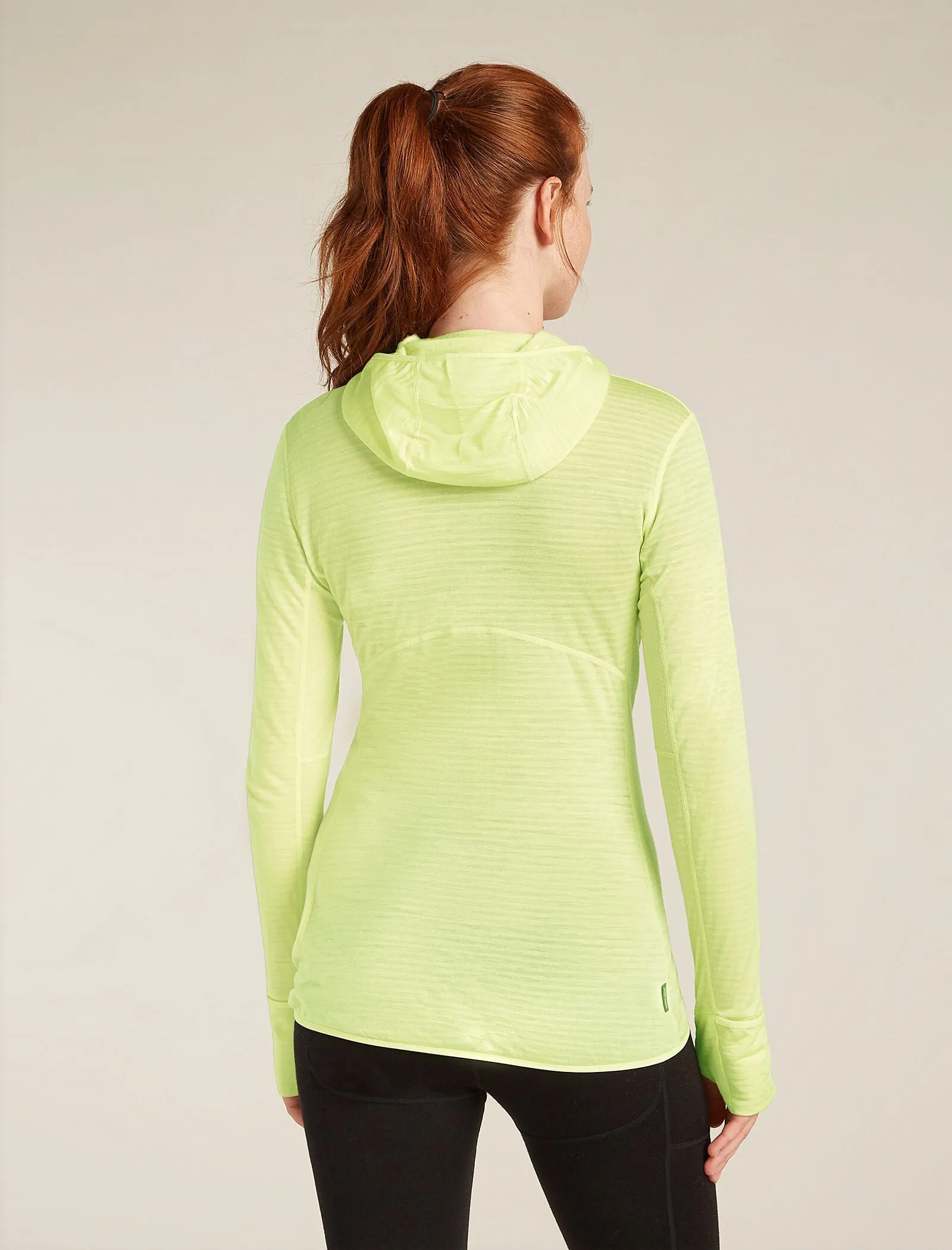 Women's Merino Blend 200 Realfleece™ Descender Long Sleeve Zip Hoodie sold by Icebreaker product image thumbnail 2