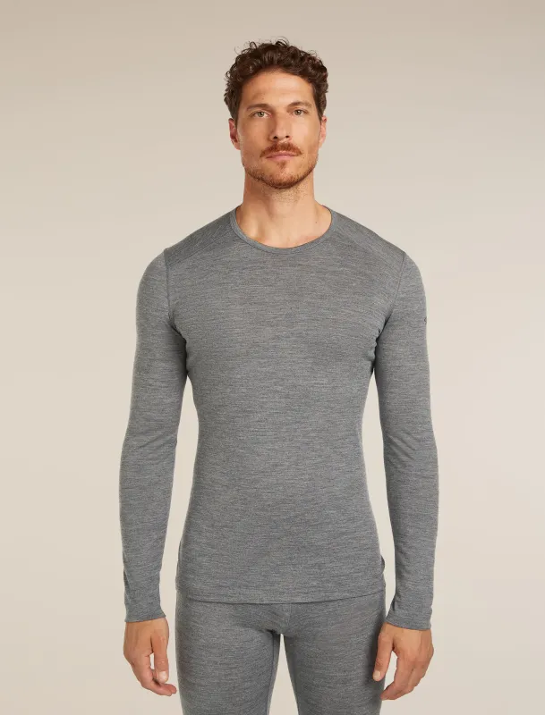 Men's Merino 200 Oasis Long Sleeve Crewe Thermal Top sold by Icebreaker