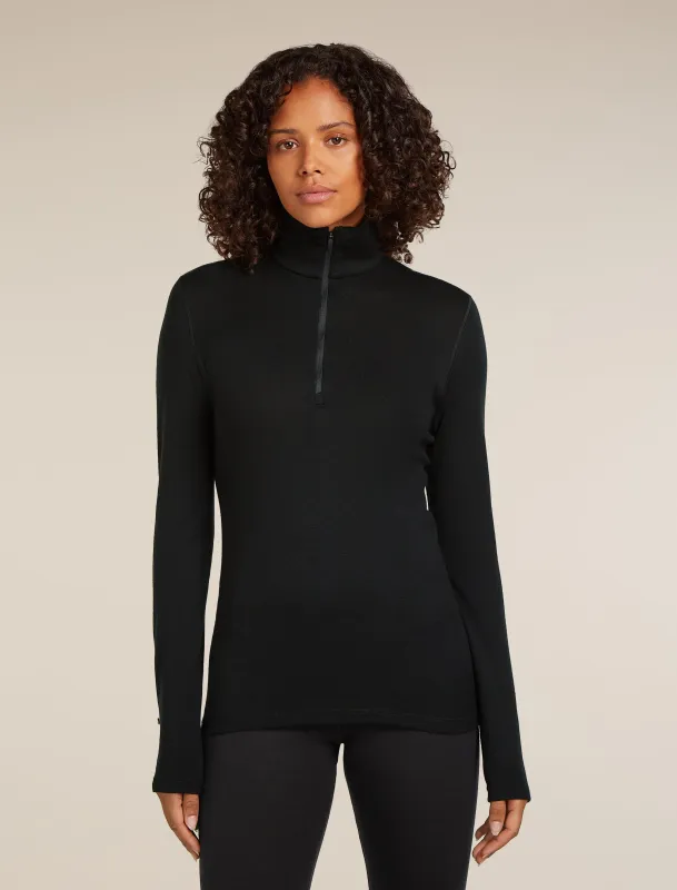 Women's Merino 260 Tech Long Sleeve Half Zip Thermal Top sold by Icebreaker