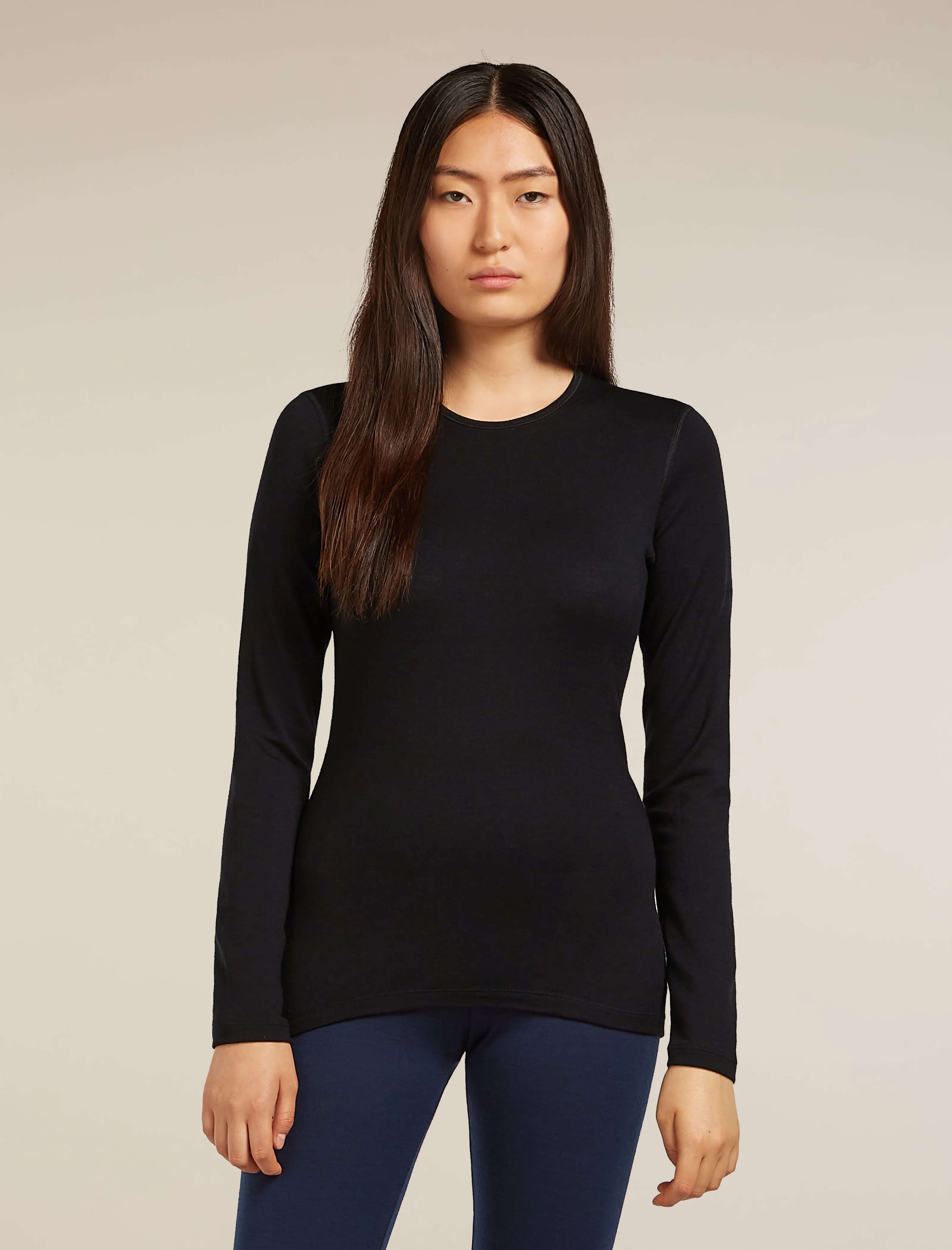 Women's Merino 260 Oasis Long Sleeve Crewe Thermal Top sold by Icebreaker